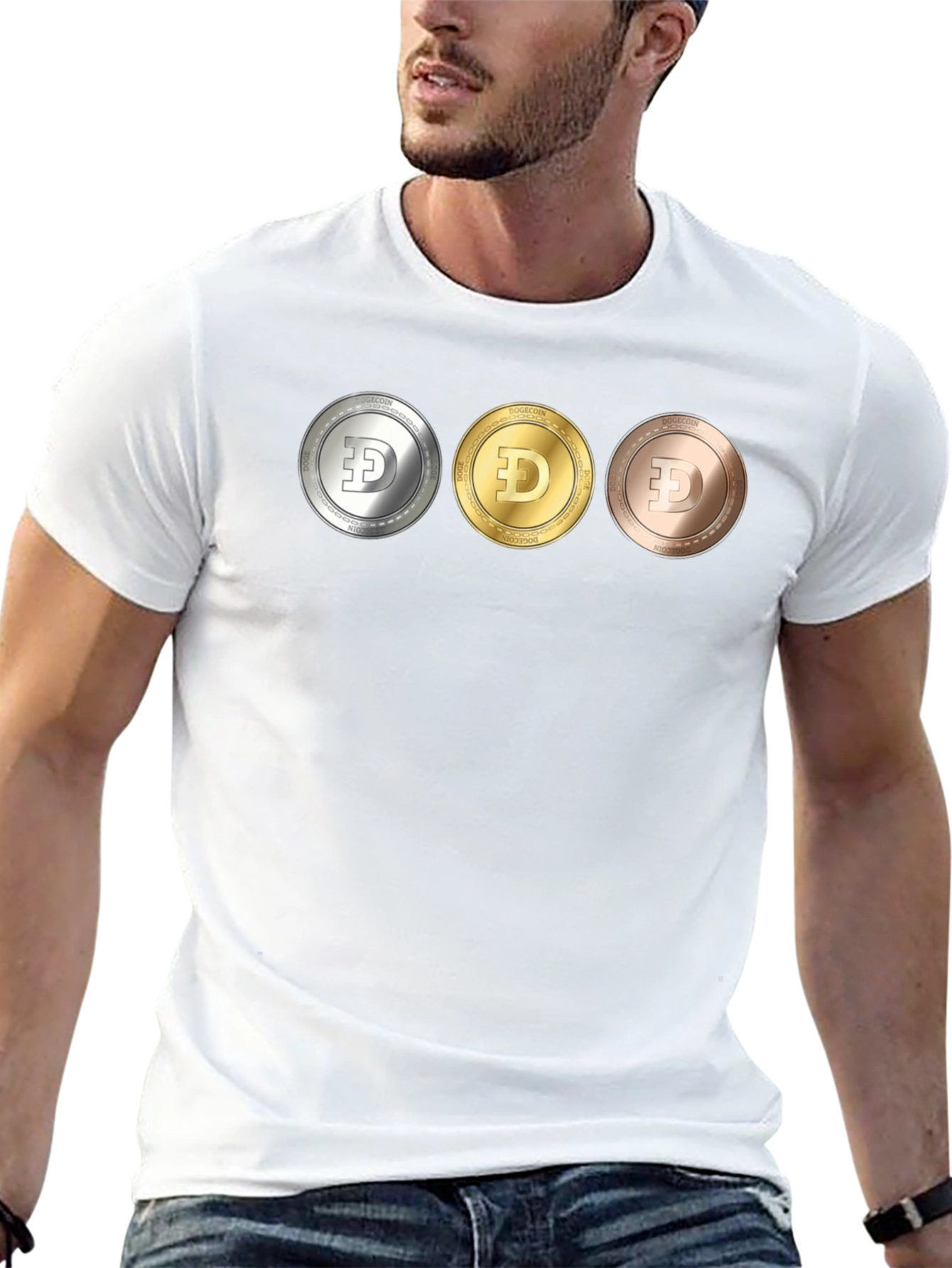Dogecoin Trio T-Shirt - Crypto Currency