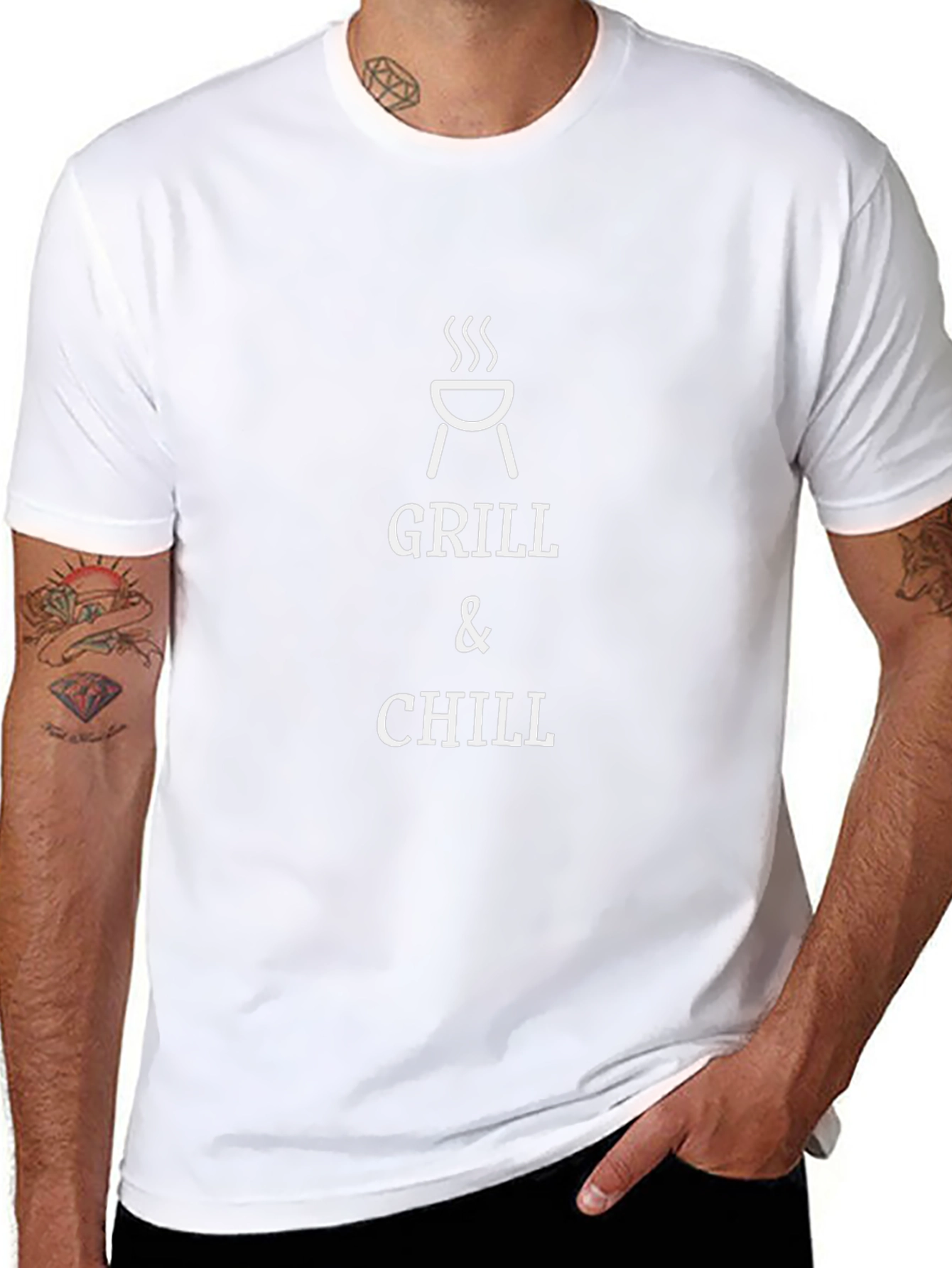Grill & Chill T-Shirt - BBQ Fun