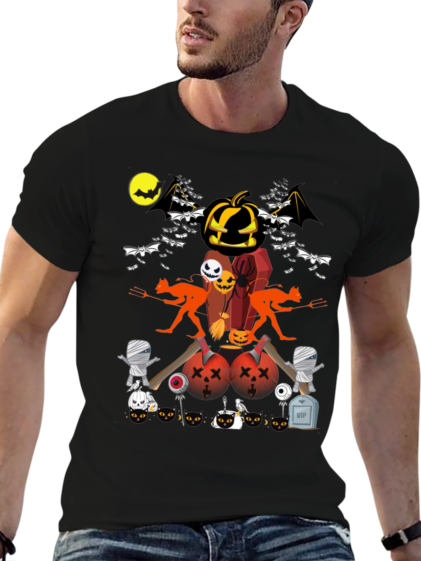 Halloween T-Shirt - Spooky & Fun Design