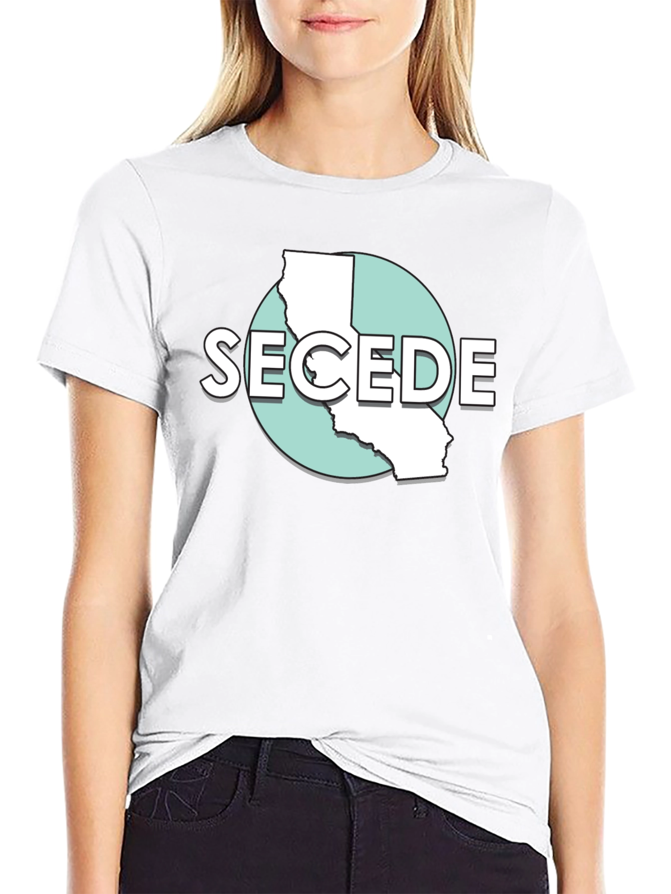 Secede California Graphic Tee - Black T-Shirt