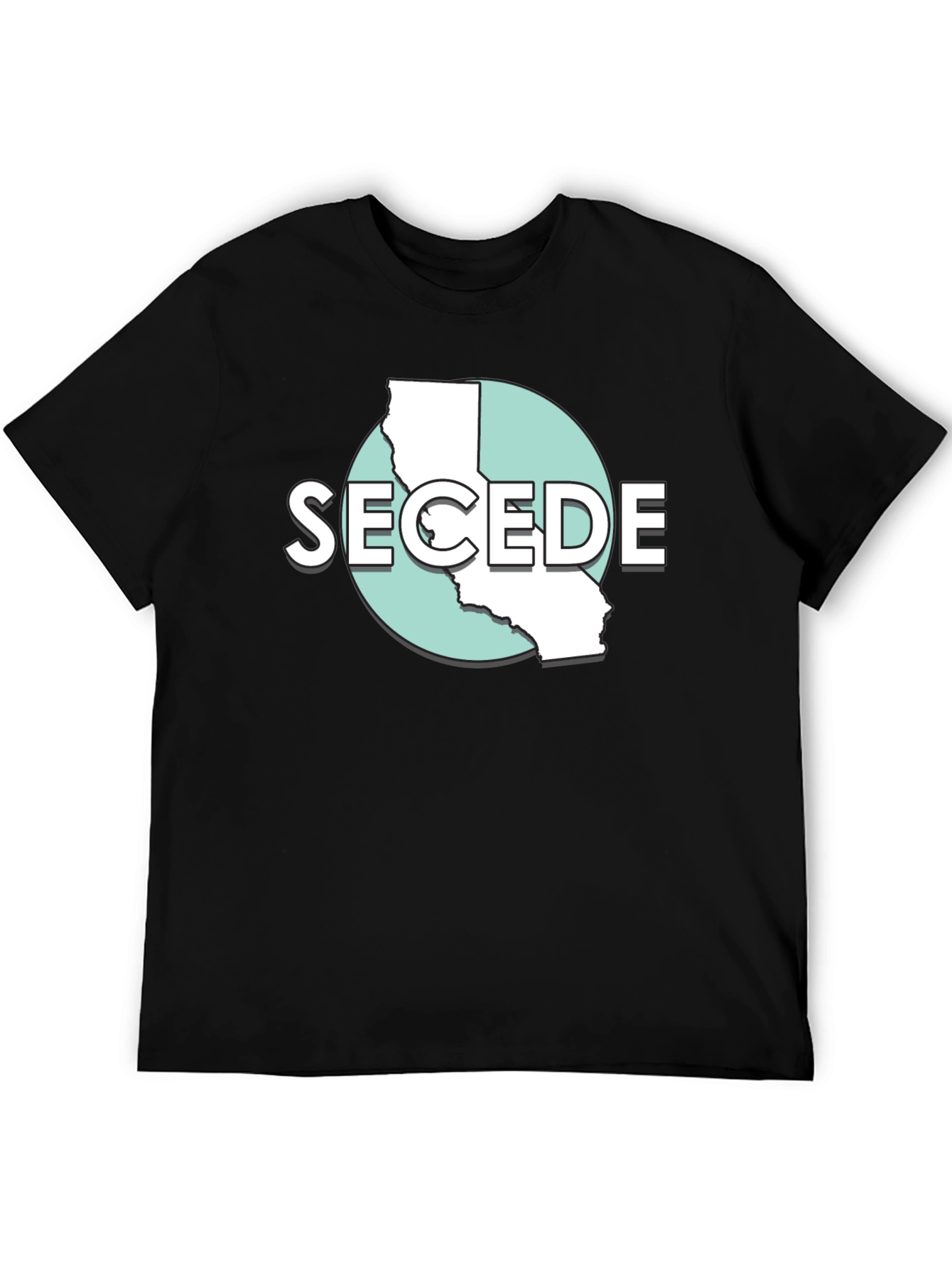 Secede California Graphic Tee - Black T-Shirt