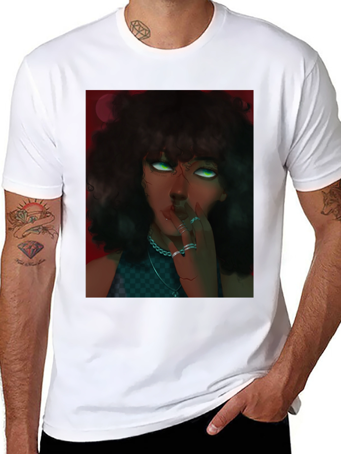 Mystic Green Eyes T-Shirt