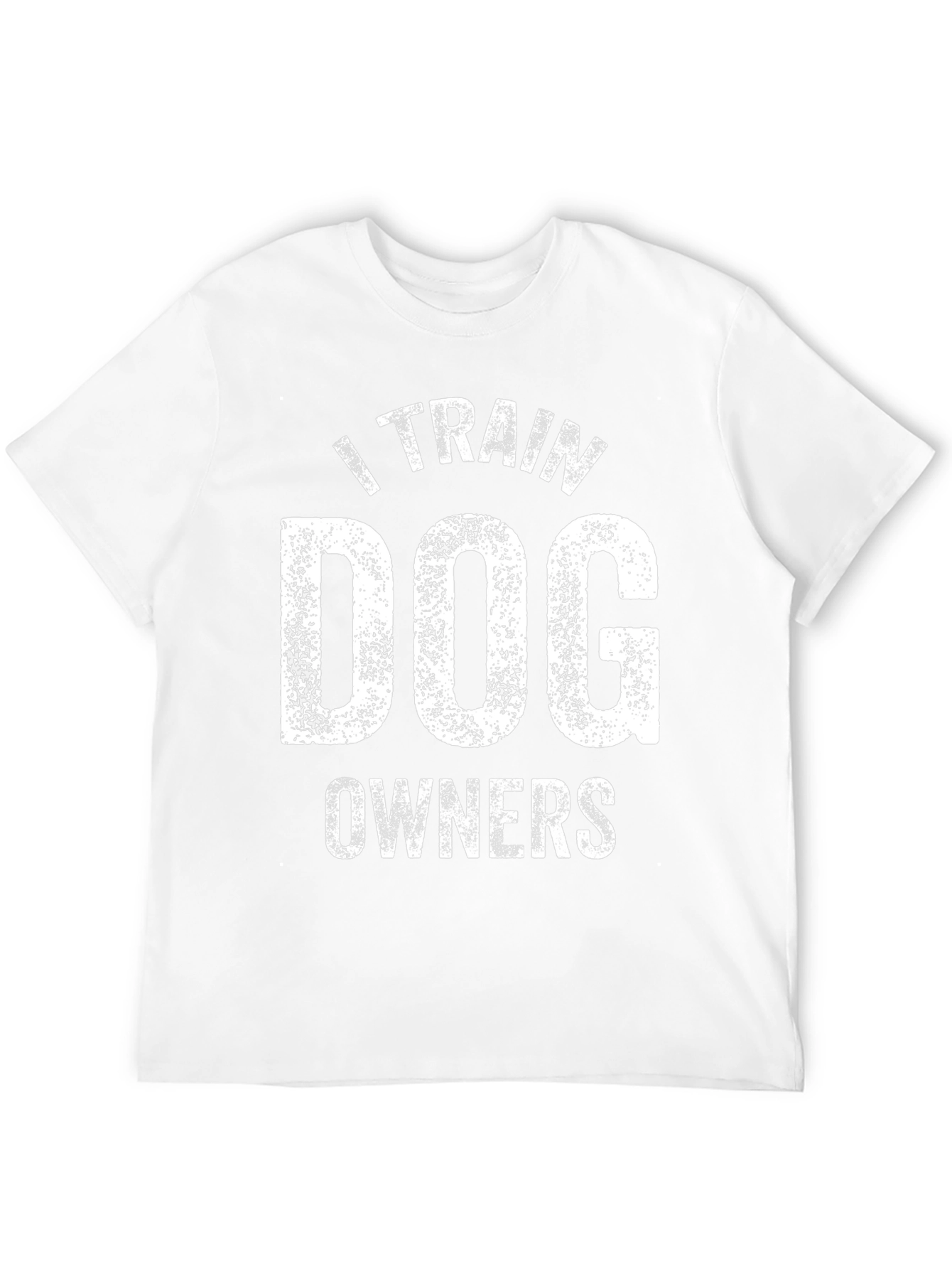 I Train Dog Owners Black T-Shirt