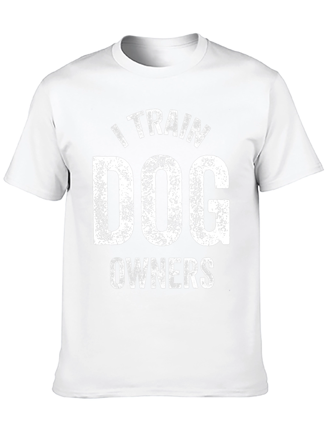 I Train Dog Owners Black T-Shirt