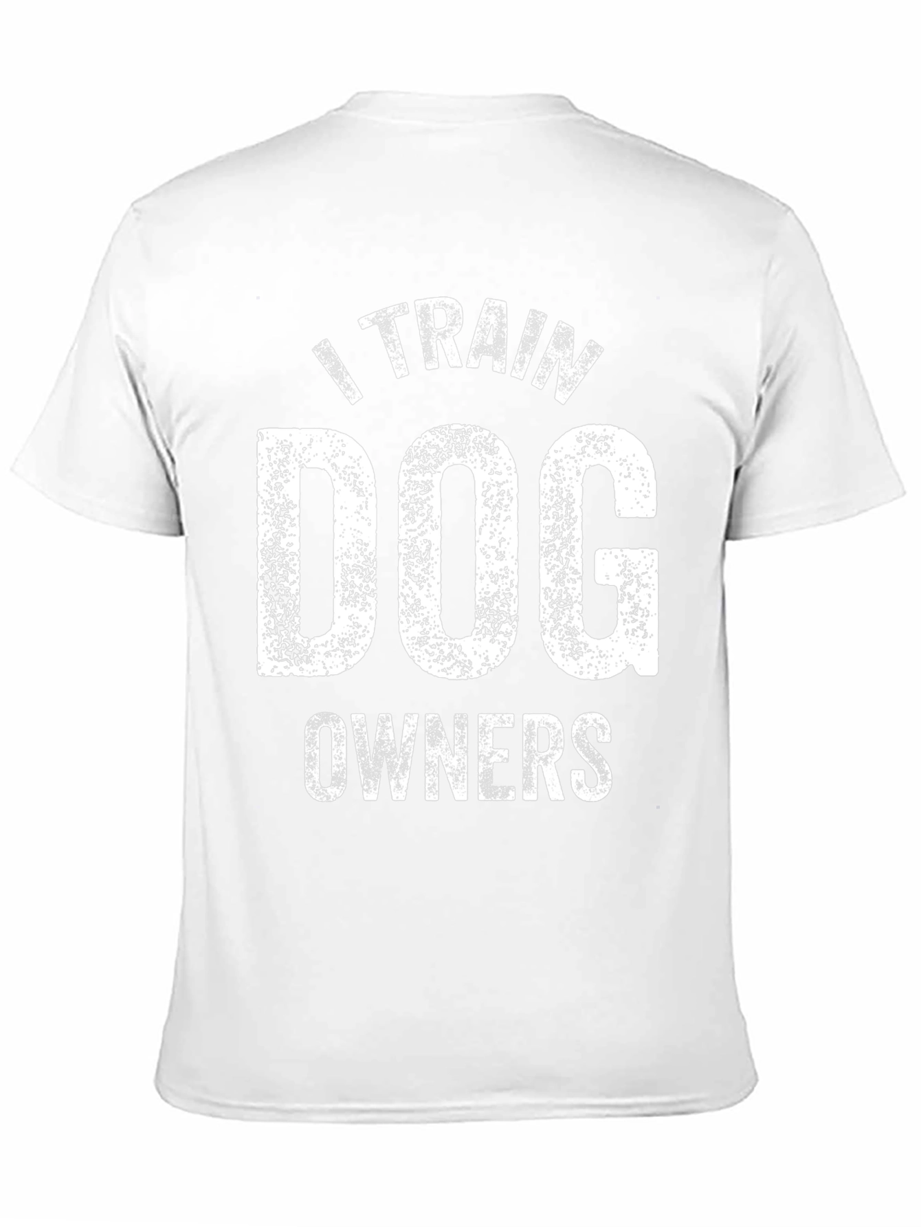 I Train Dog Owners Black T-Shirt