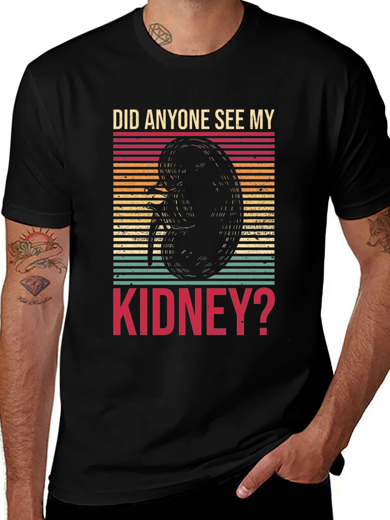 Did Anyone See My Kidney? Novelty Graphic Tee