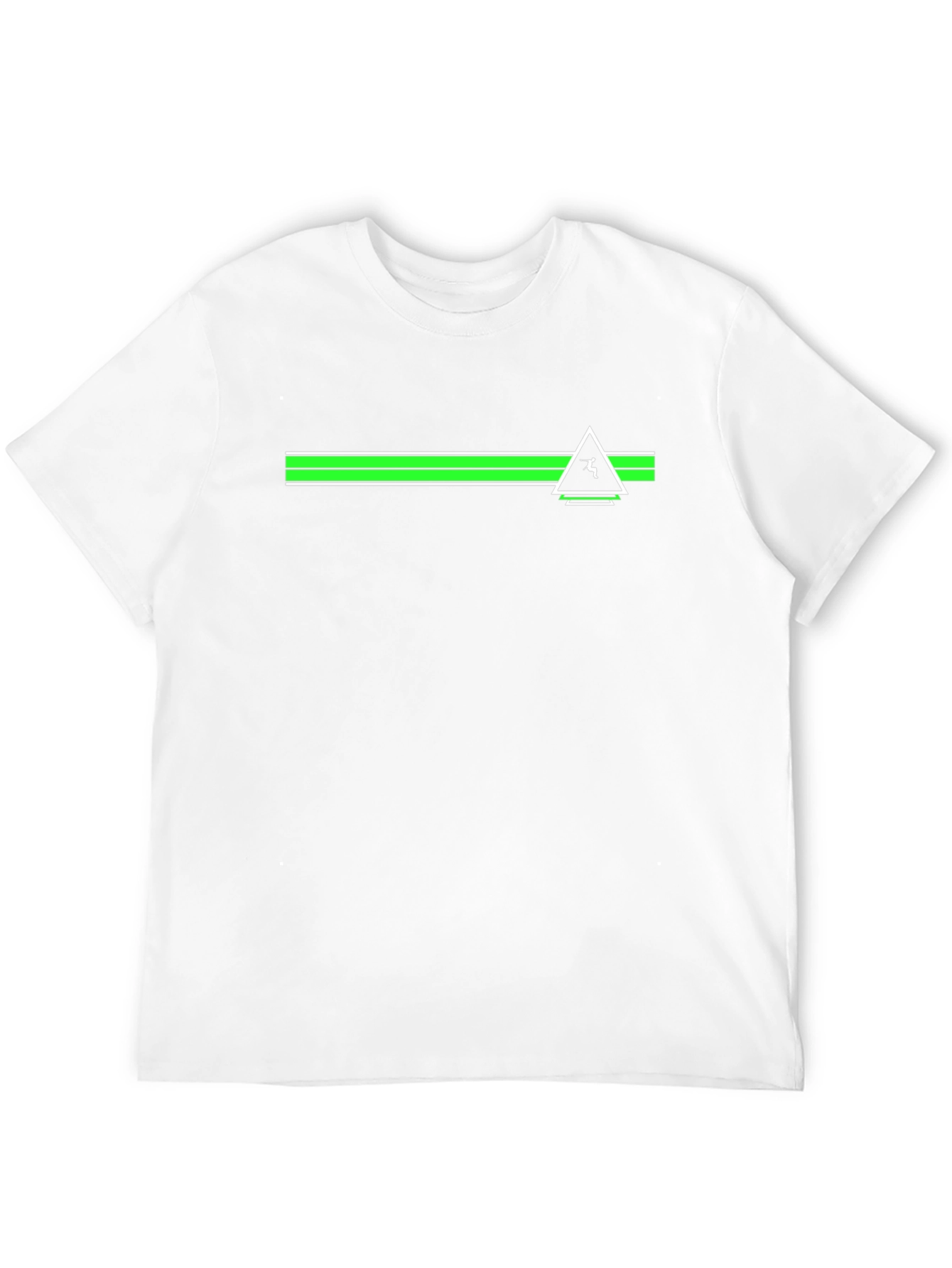 Modern Geometric Black T-Shirt