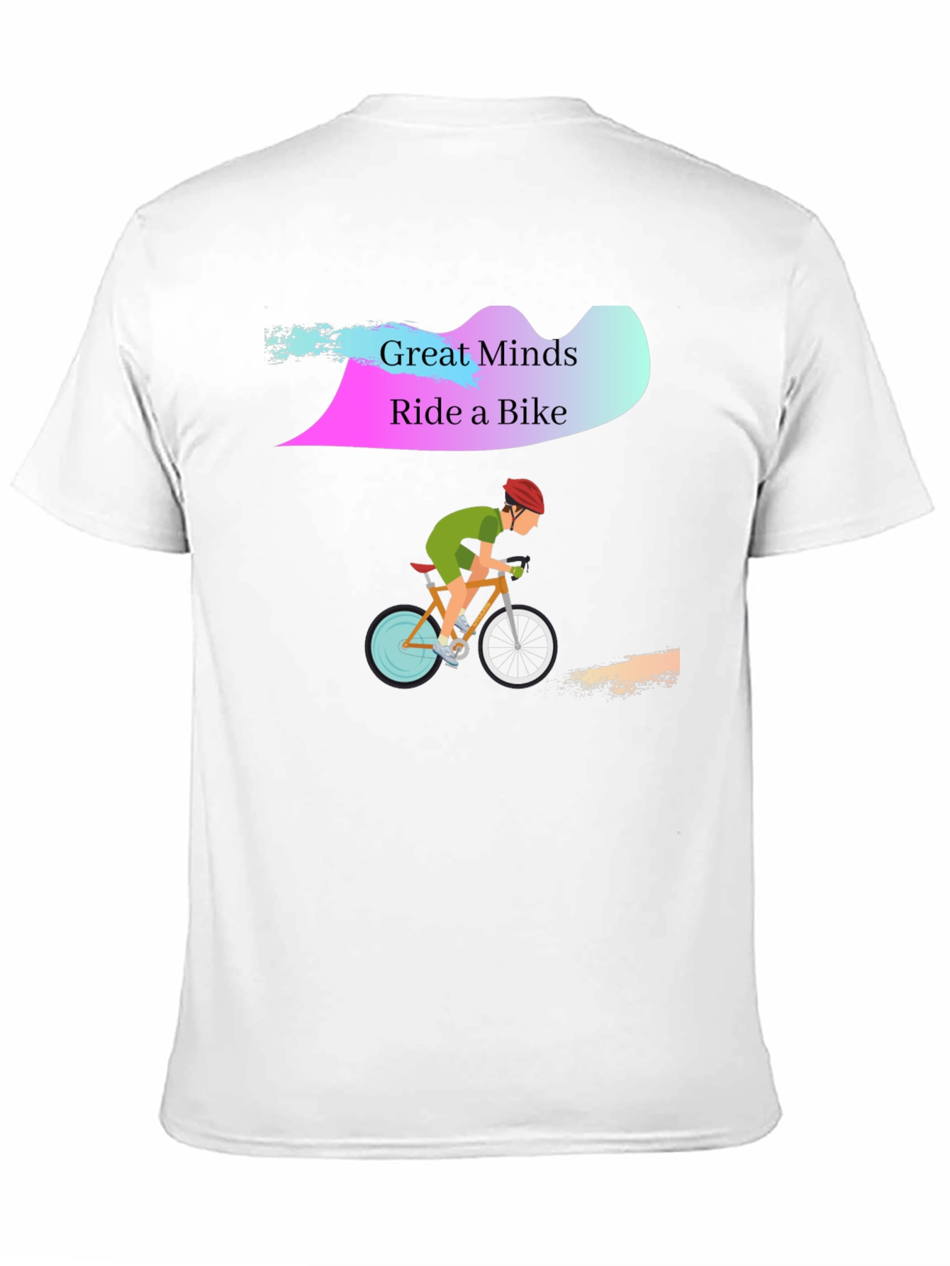 Great Minds Ride a Bike Graphic T-Shirt