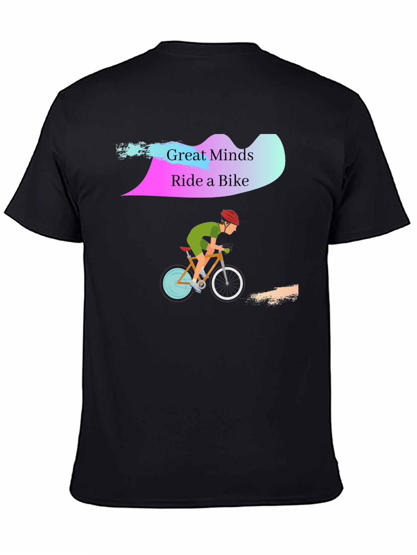Great Minds Ride a Bike Graphic T-Shirt