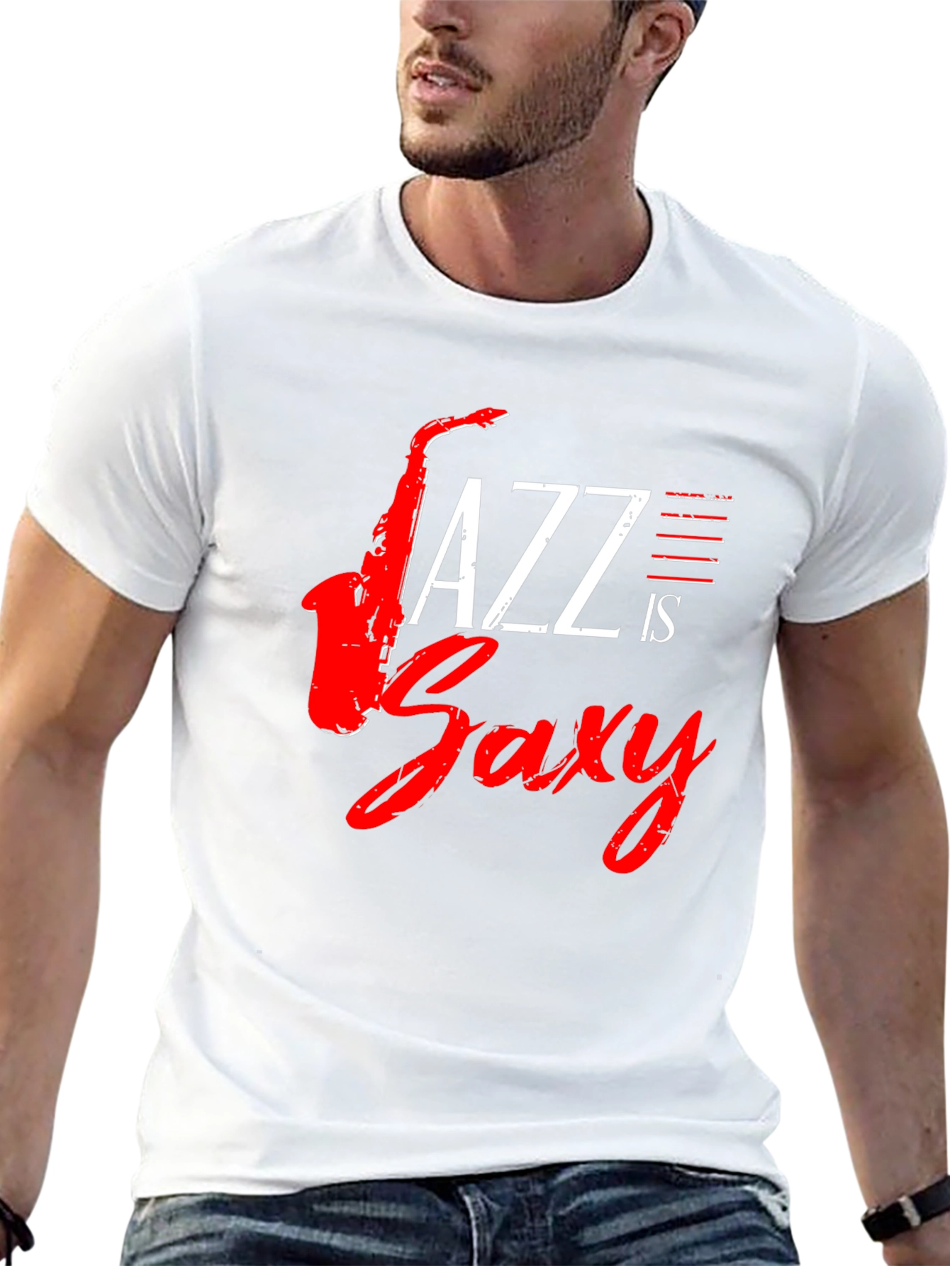Jazz is Saxy Graphic T-Shirt