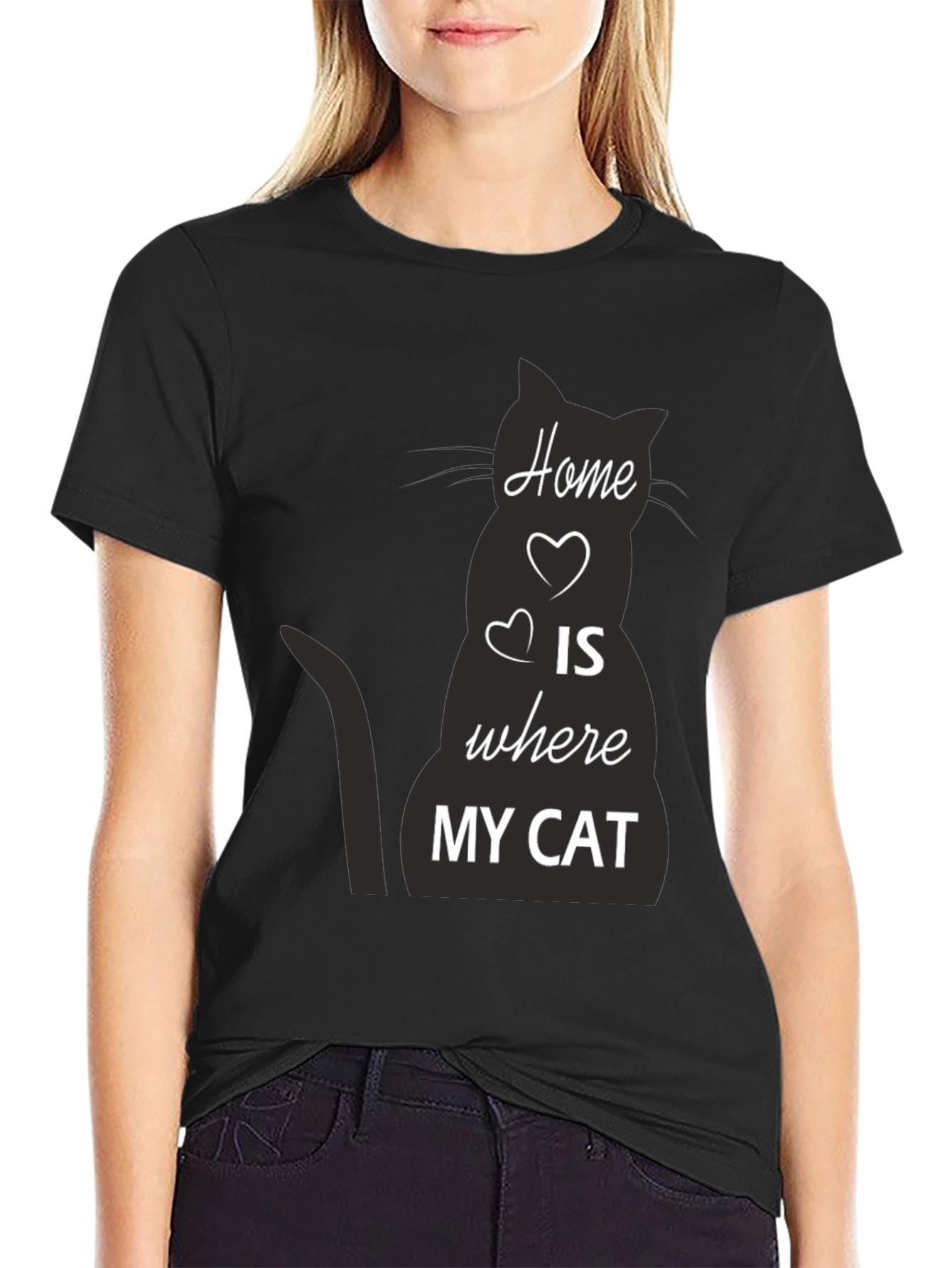 Home is Where My Cat T-Shirt