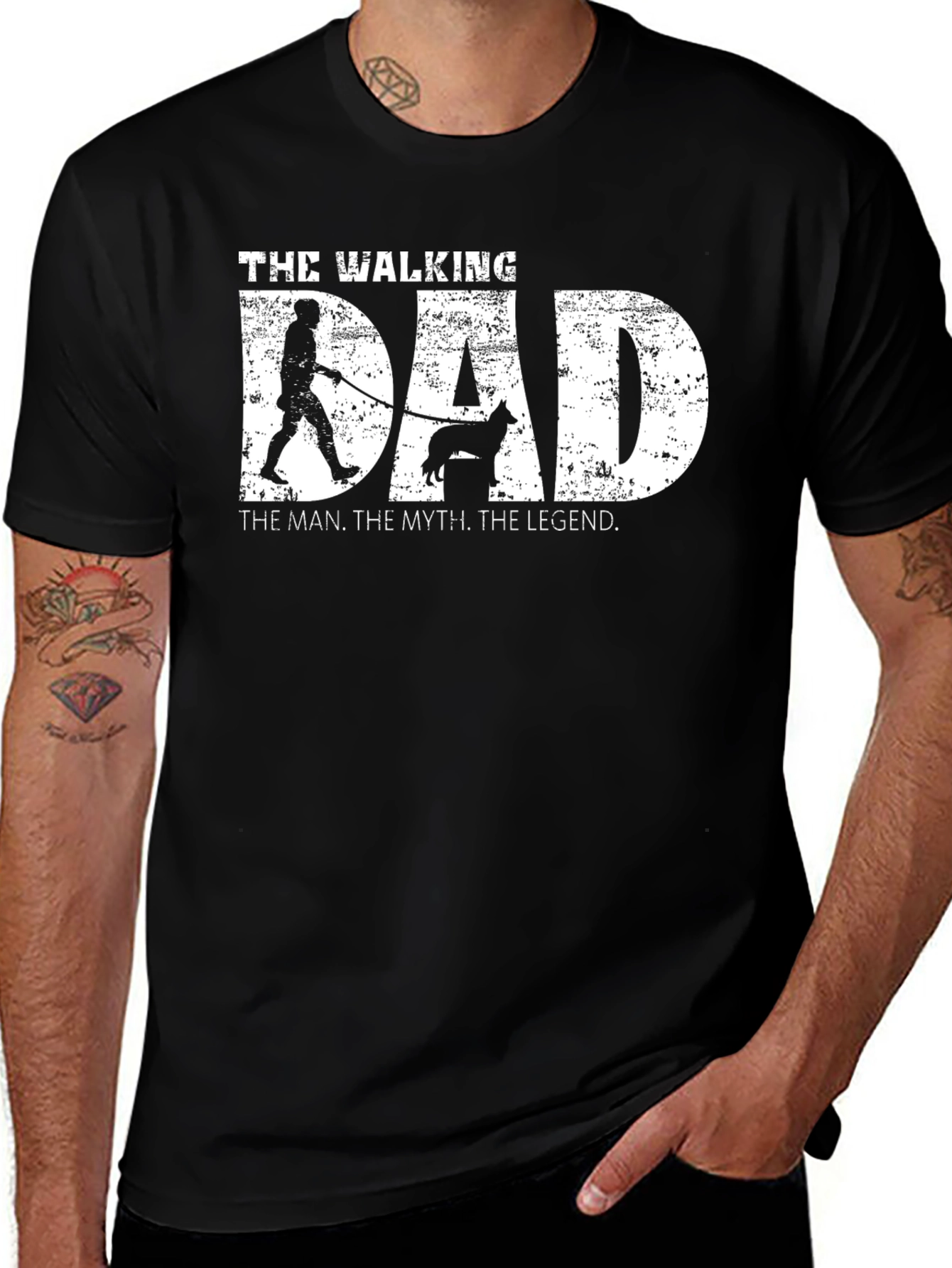 The Walking Dad T-Shirt - Funny Fathers Day Gift
