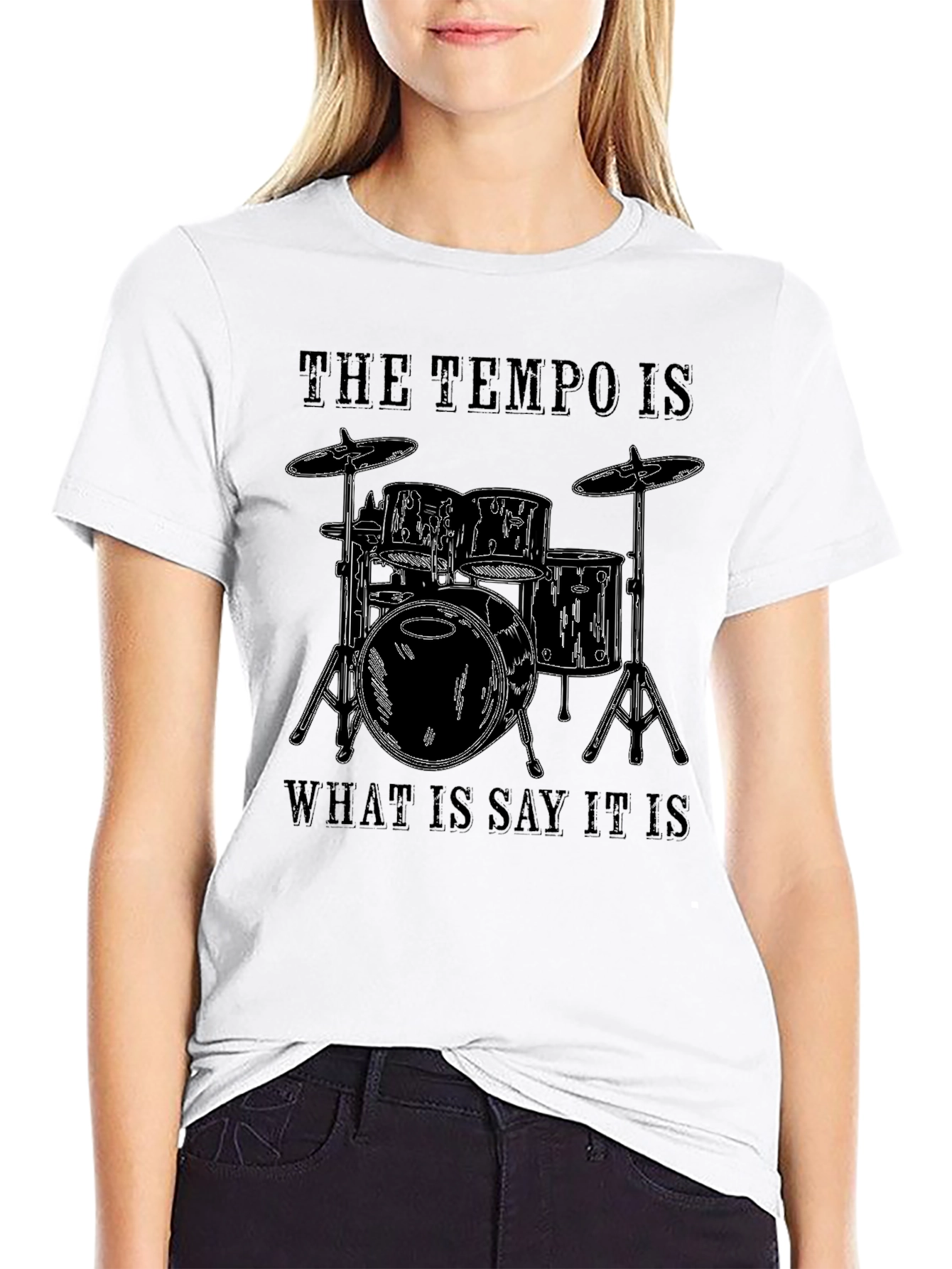 Drummer Tempo Graphic T-Shirt
