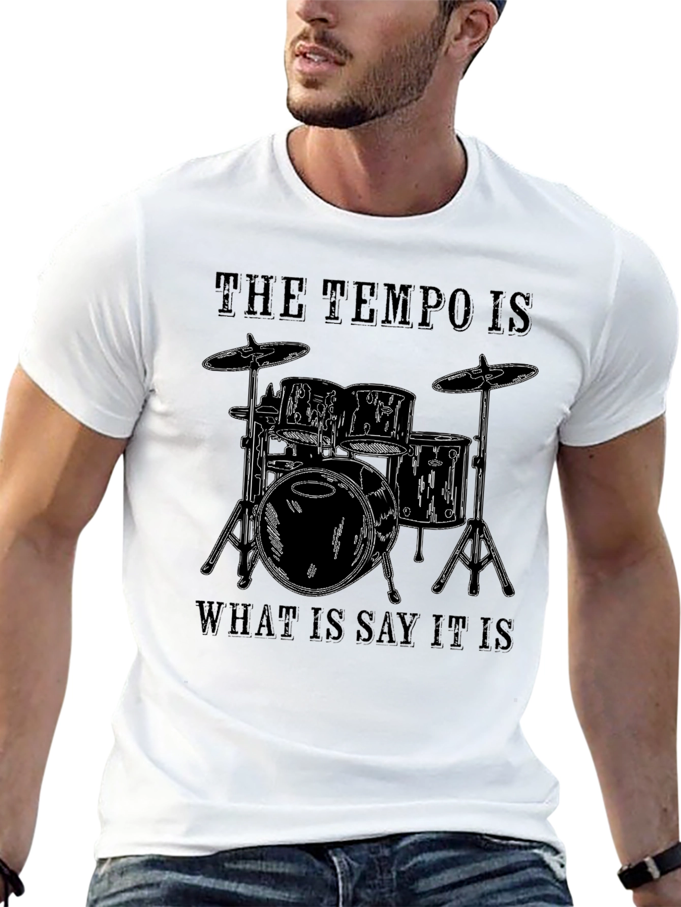 Drummer Tempo Graphic T-Shirt
