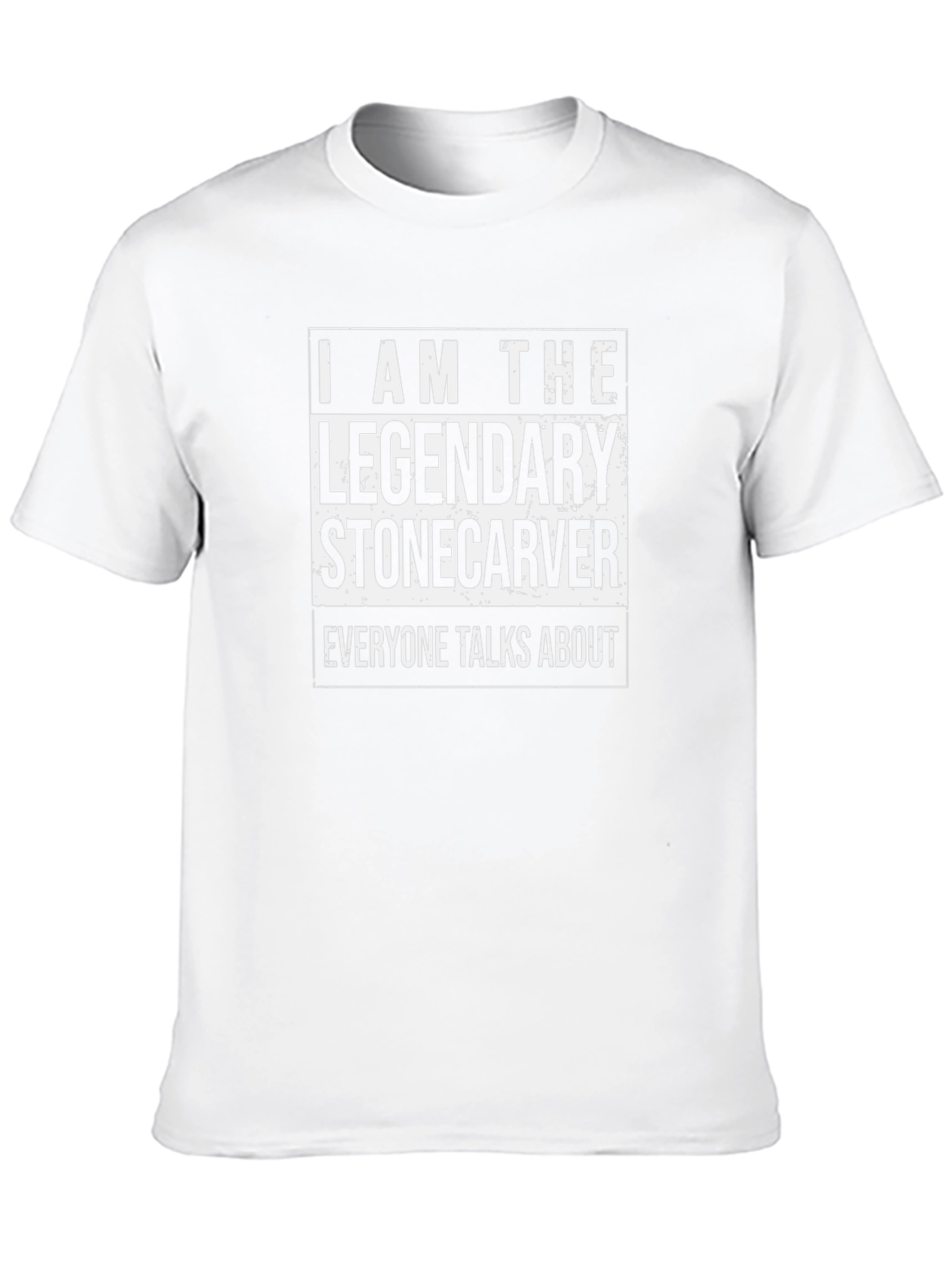 Legendary Stone Carver Black T-Shirt
