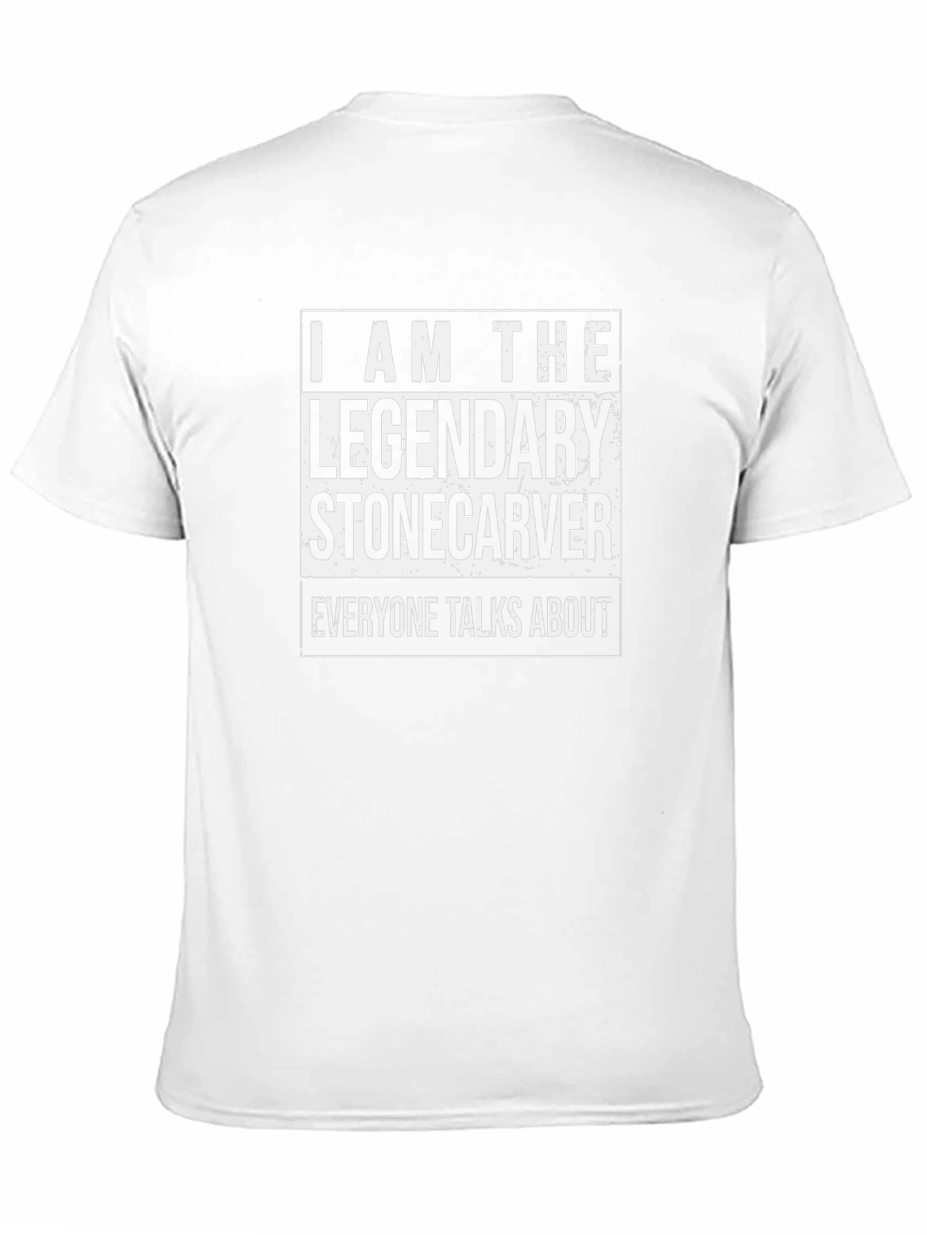 Legendary Stone Carver Black T-Shirt