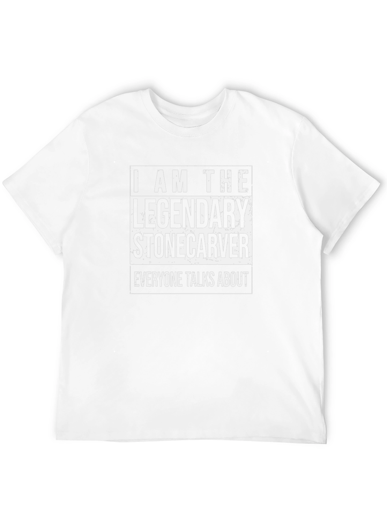 Legendary Stone Carver Black T-Shirt