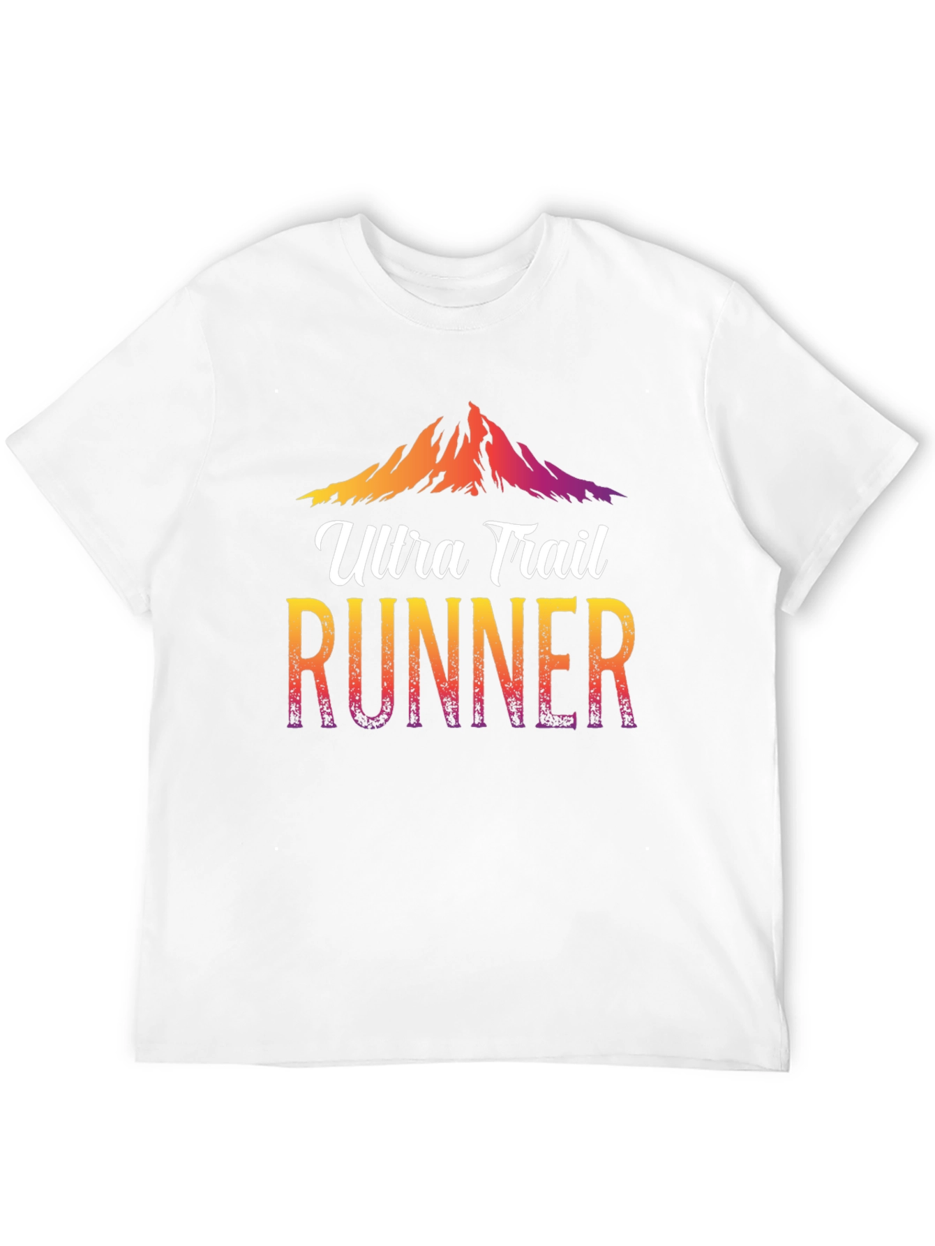 Ultra Trail Runner Graphic Tee - Mountain Design