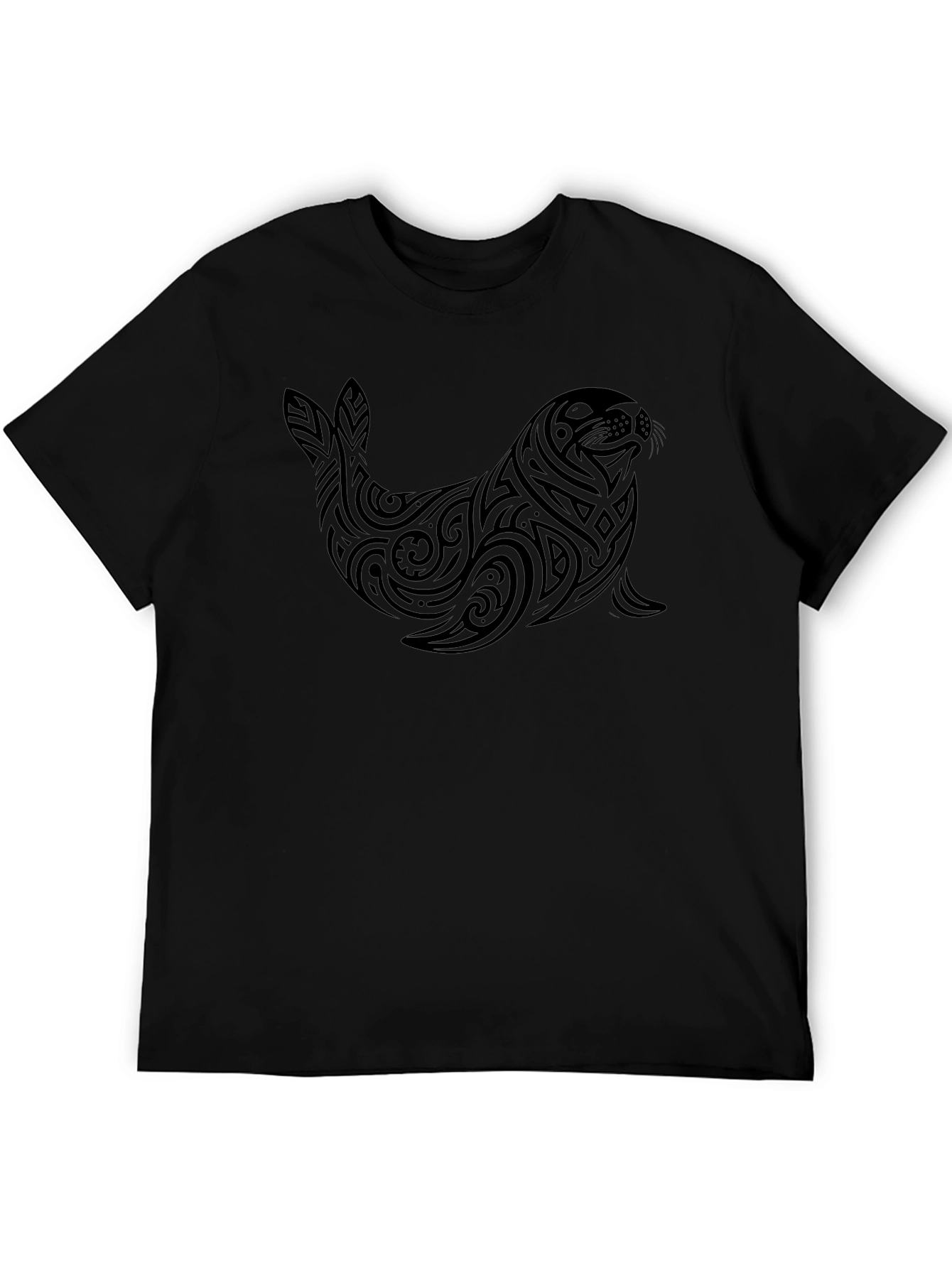 Tribal Seal T-Shirt - Black Graphic Tee