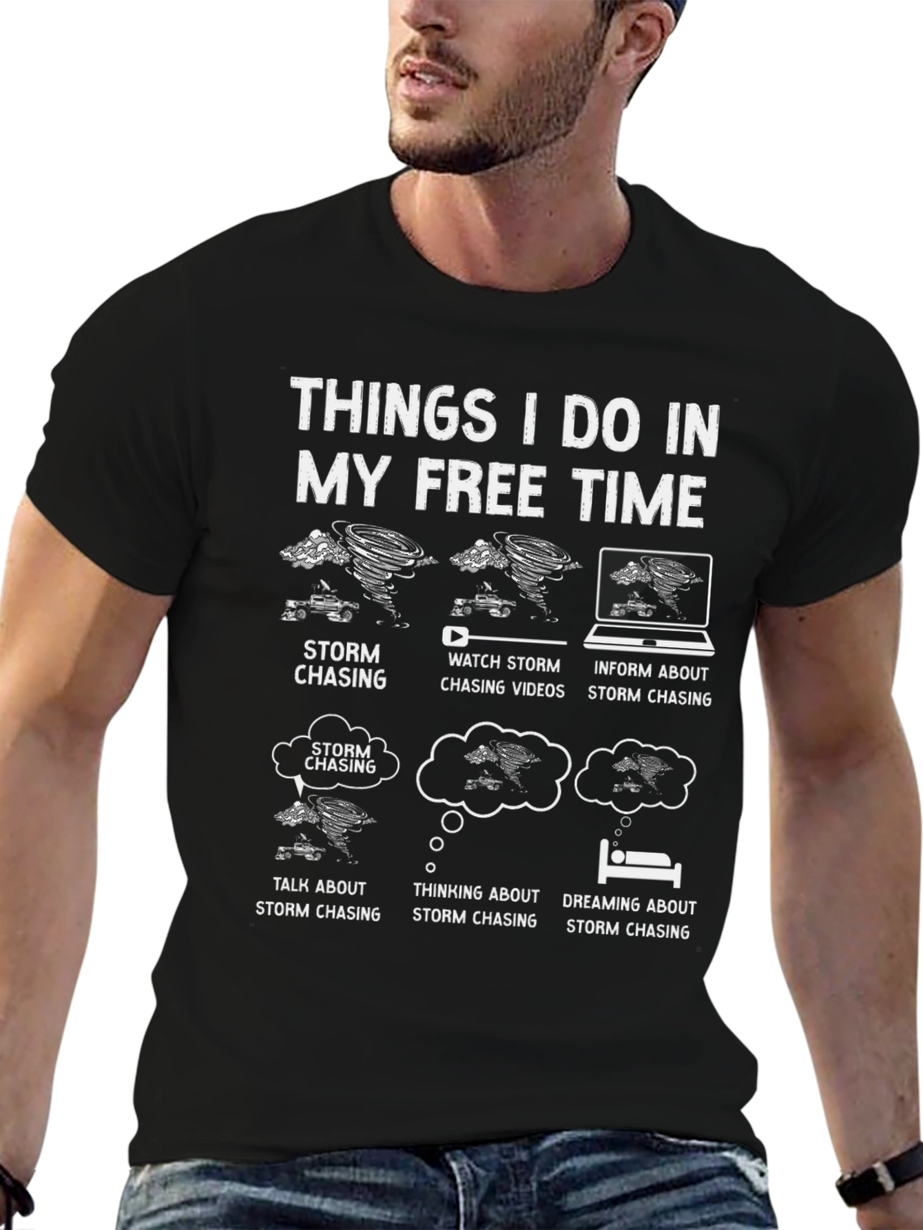 Storm Chaser Hobby T-Shirt - Free Time Activities