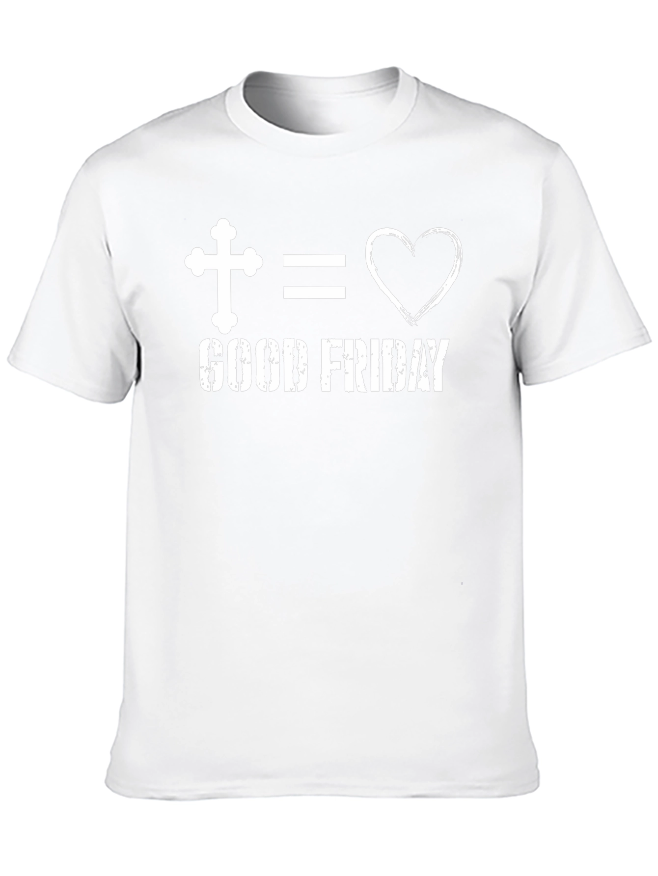 Good Friday Christian T-Shirt - Cross Equals Love