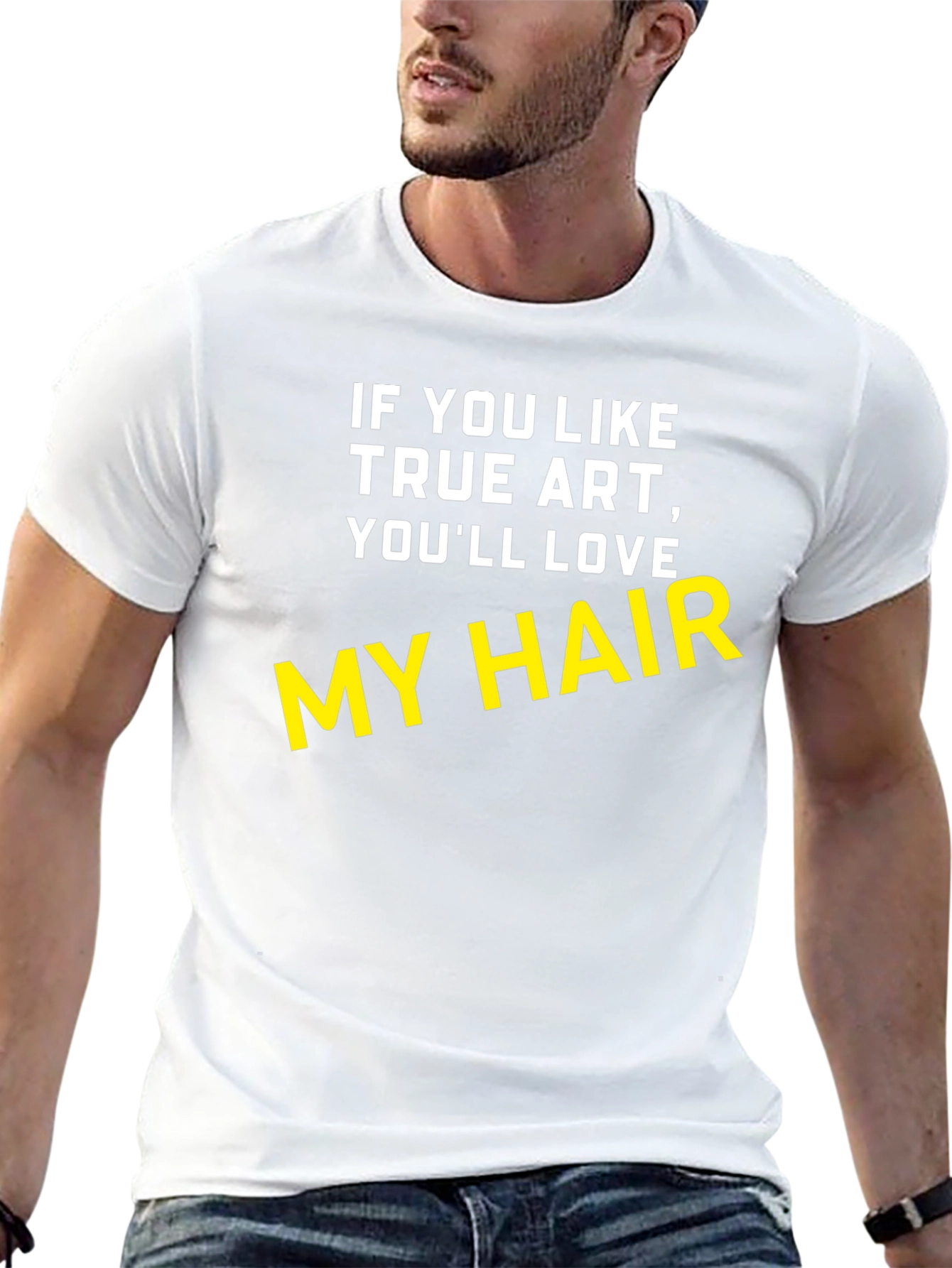 True Art My Hair Black T-Shirt