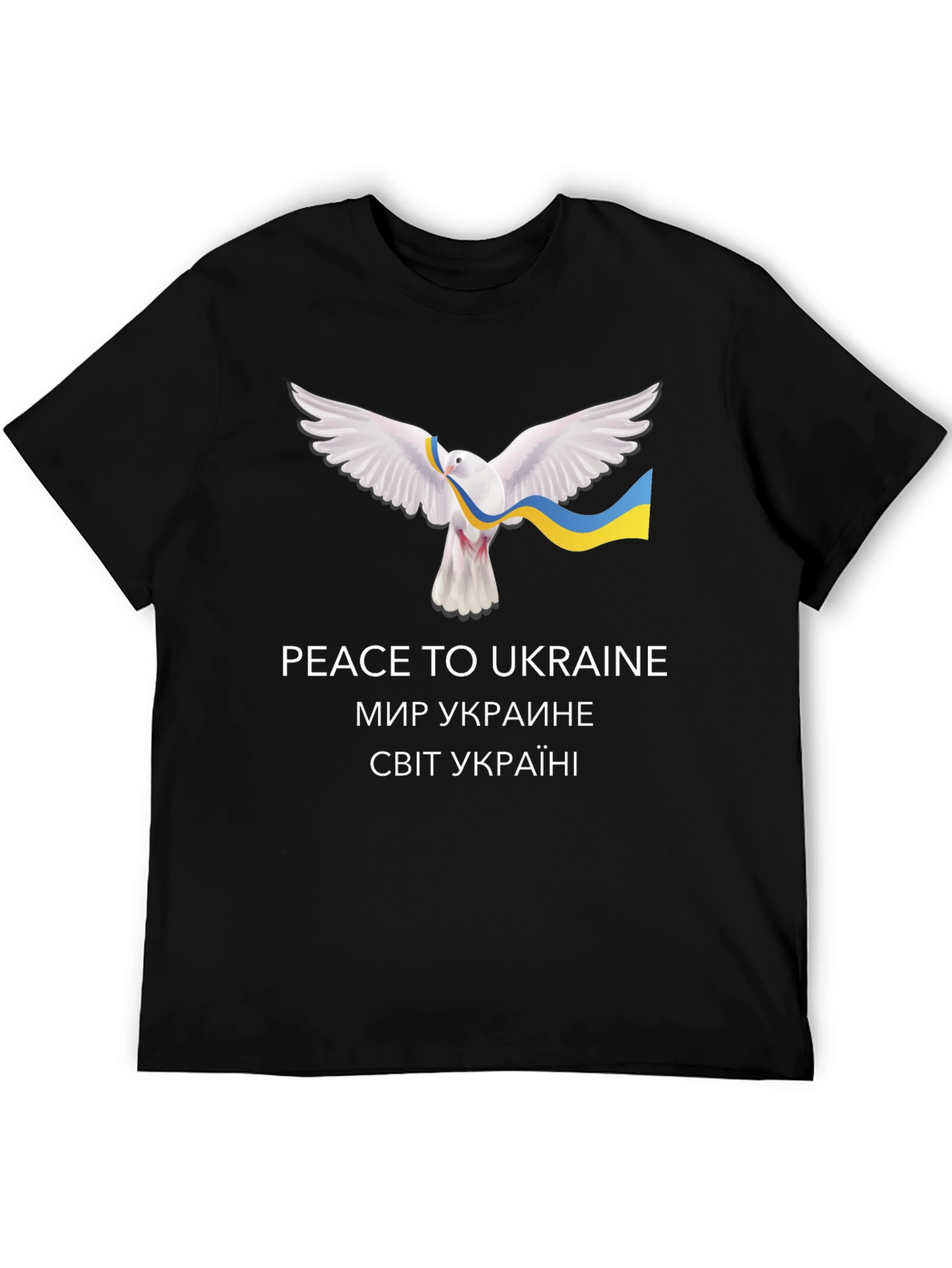 Peace for Ukraine T-Shirt Dove of Peace