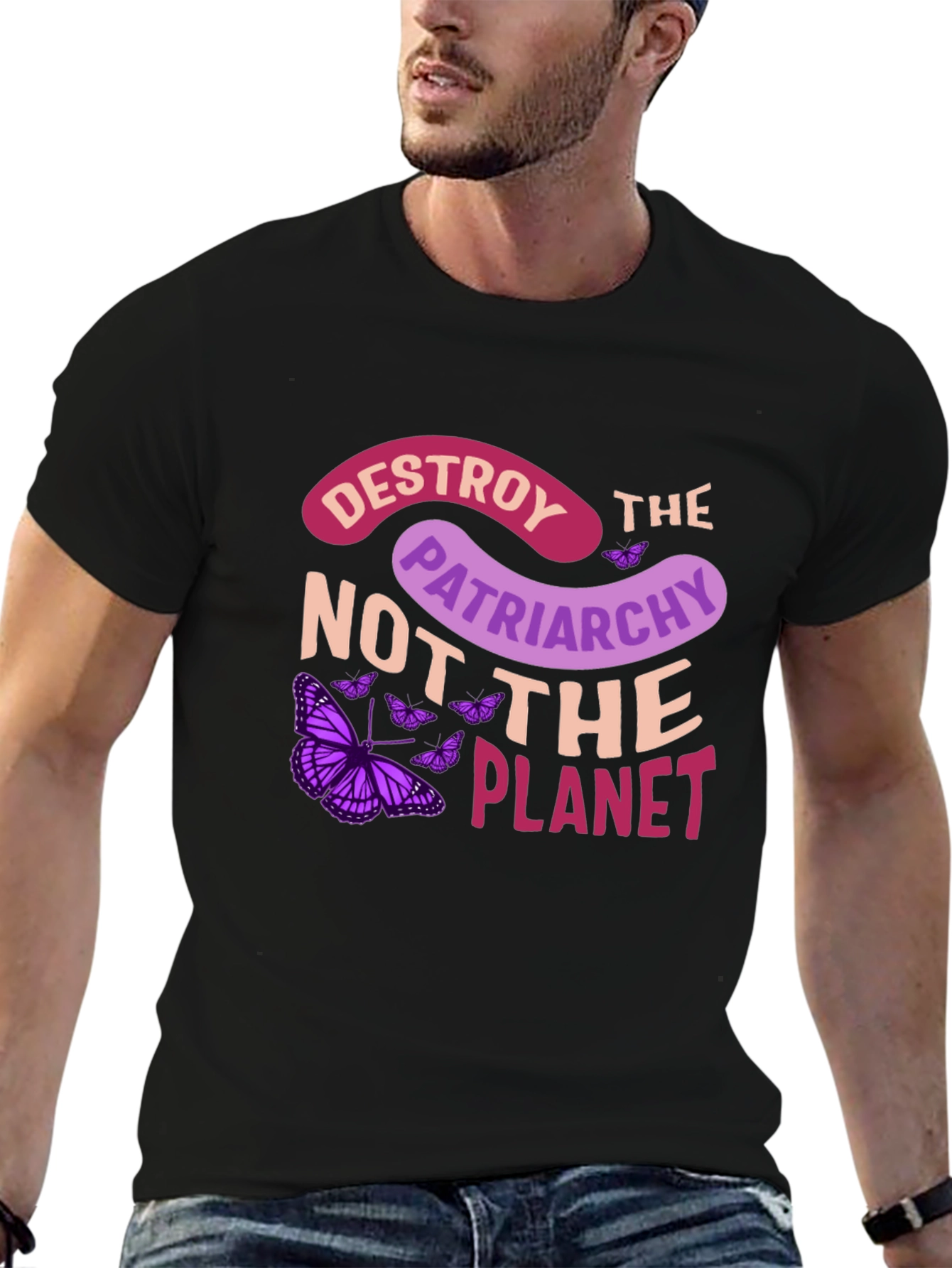 Destroy Patriarchy Not the Planet Graphic Tee
