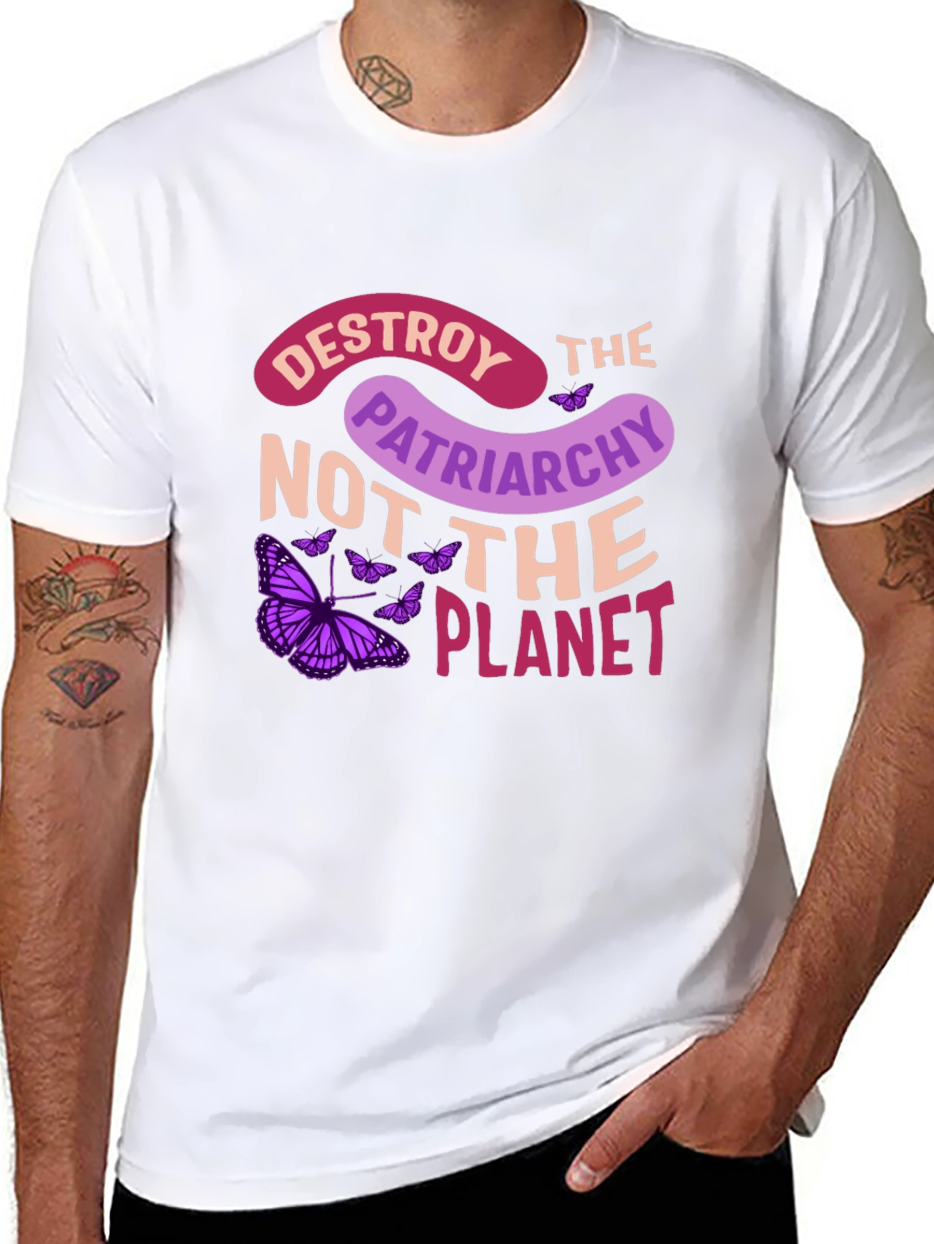Destroy Patriarchy Not the Planet Graphic Tee