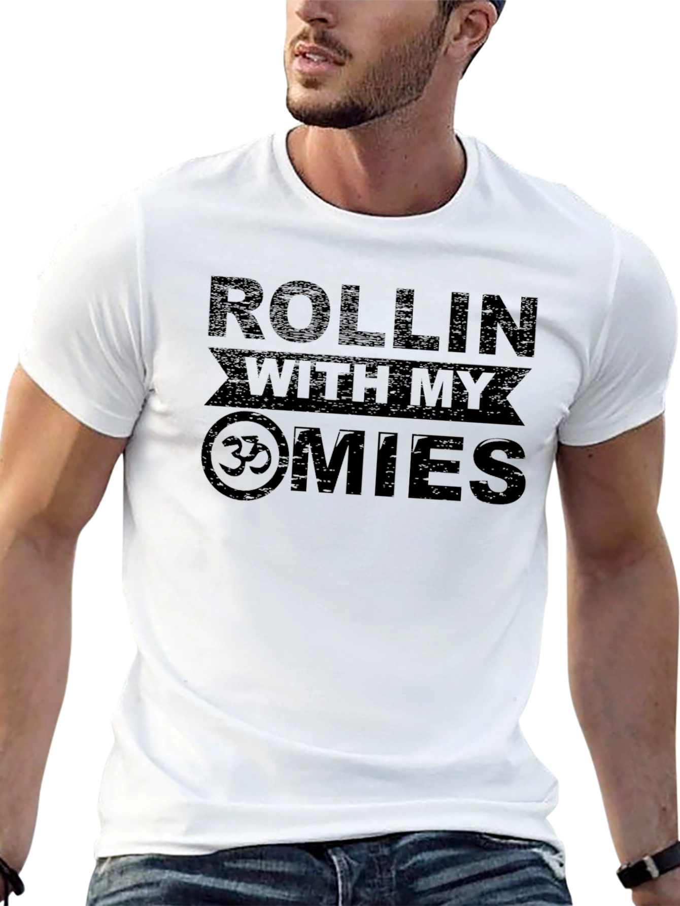 Rollin With My Omies Black Graphic Tee