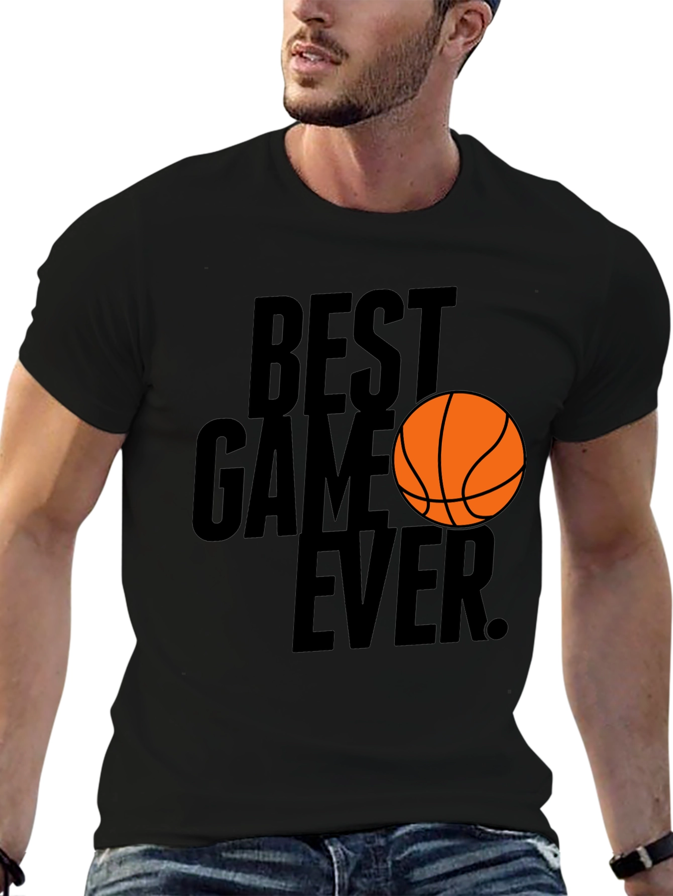 Best Game Ever Basketball Graphic T-Shirt