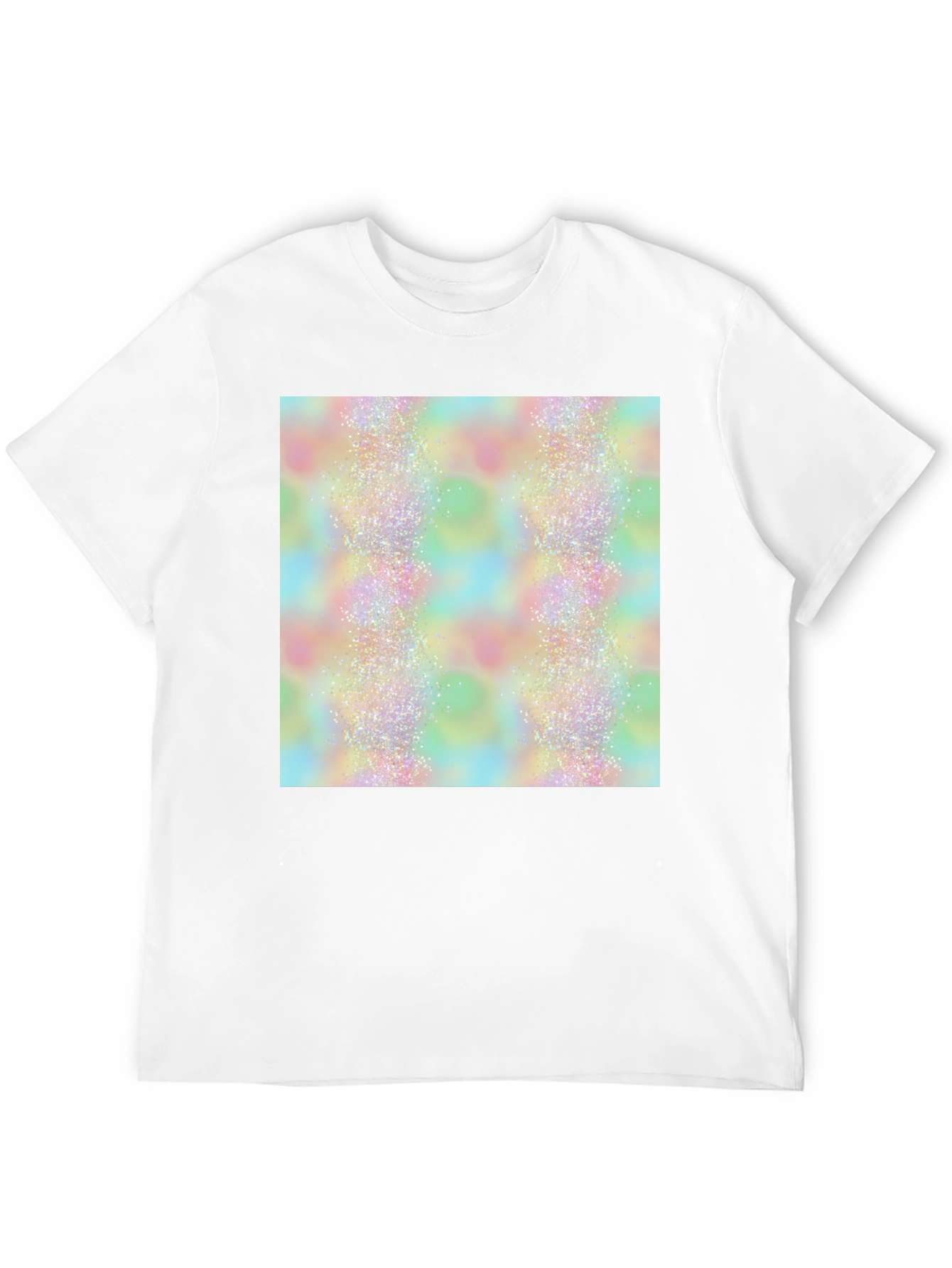Sparkle Pattern Black T-Shirt