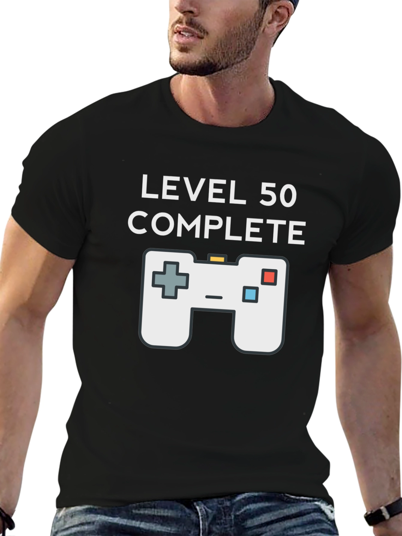 Level 50 Complete Gamer T-Shirt - Black