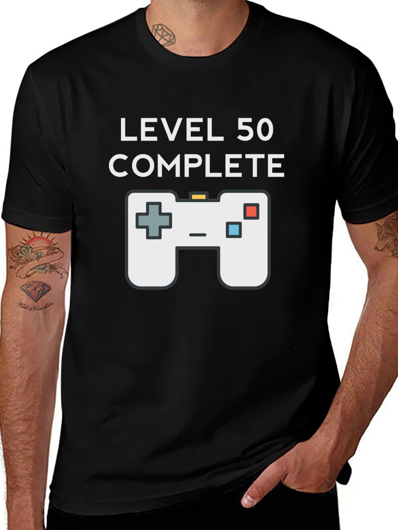 Level 50 Complete Gamer T-Shirt - Black