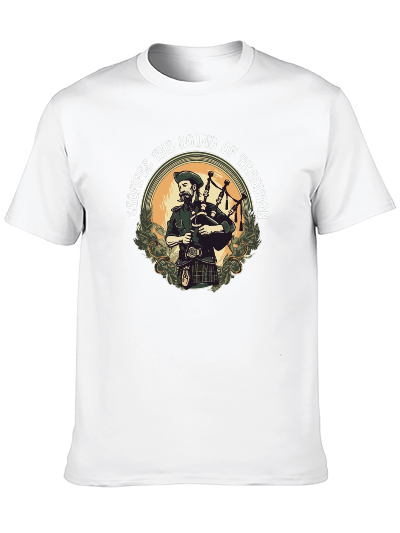Bagpipes Tradition Tee - Sound of Scotland