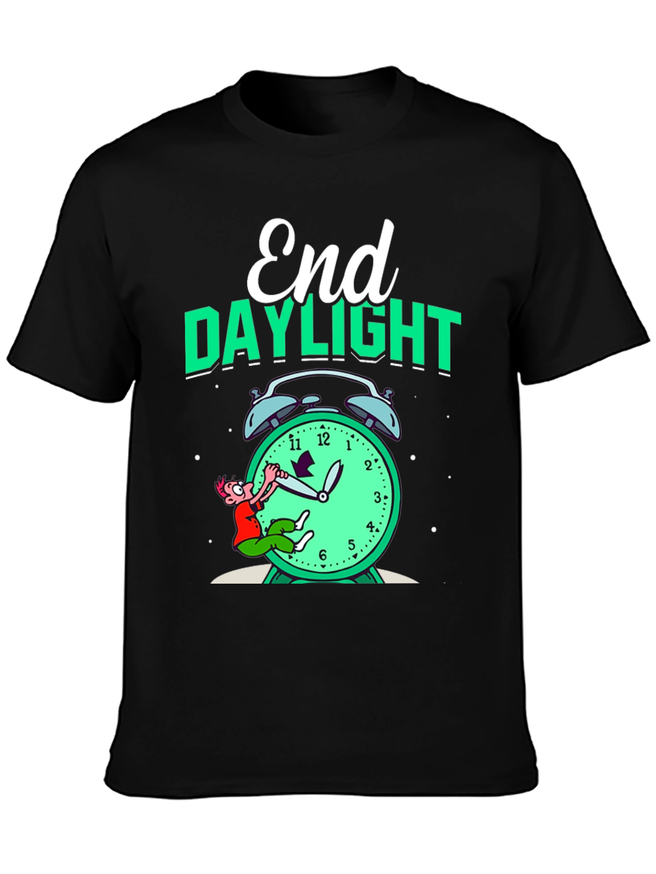 End Daylight Savings Time Graphic T-Shirt