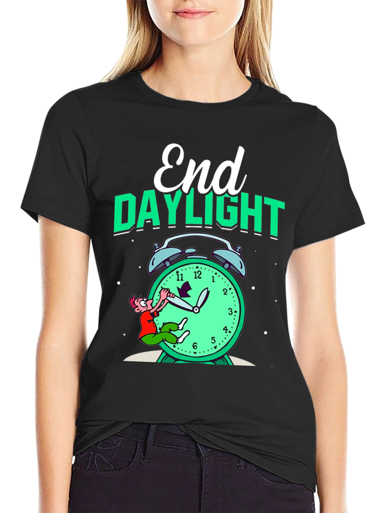 End Daylight Savings Time Graphic T-Shirt