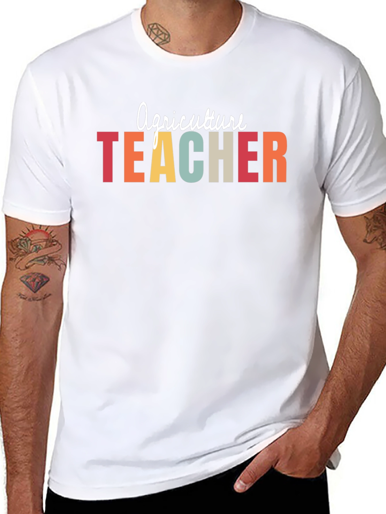 Agriculture Teacher Graphic T-Shirt