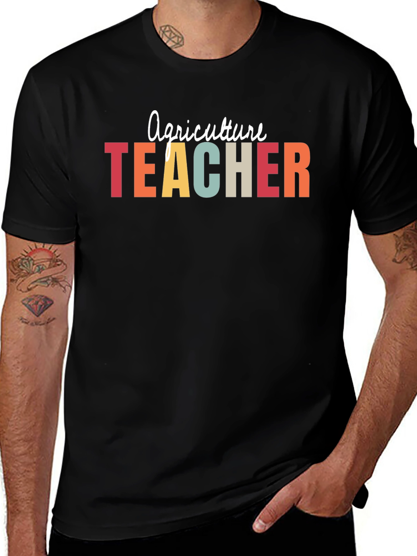 Agriculture Teacher Graphic T-Shirt