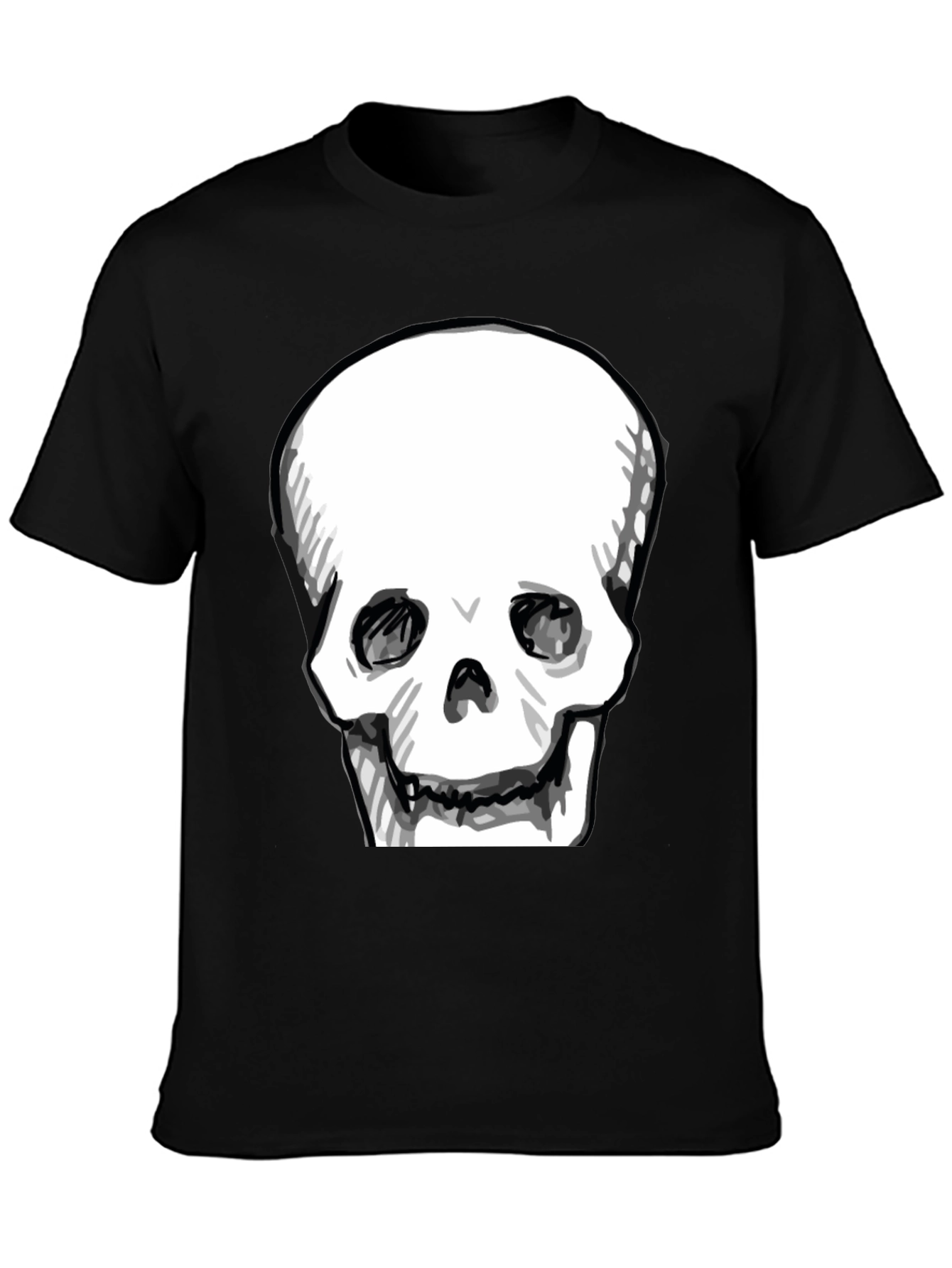 Skull Graphic Black T-Shirt