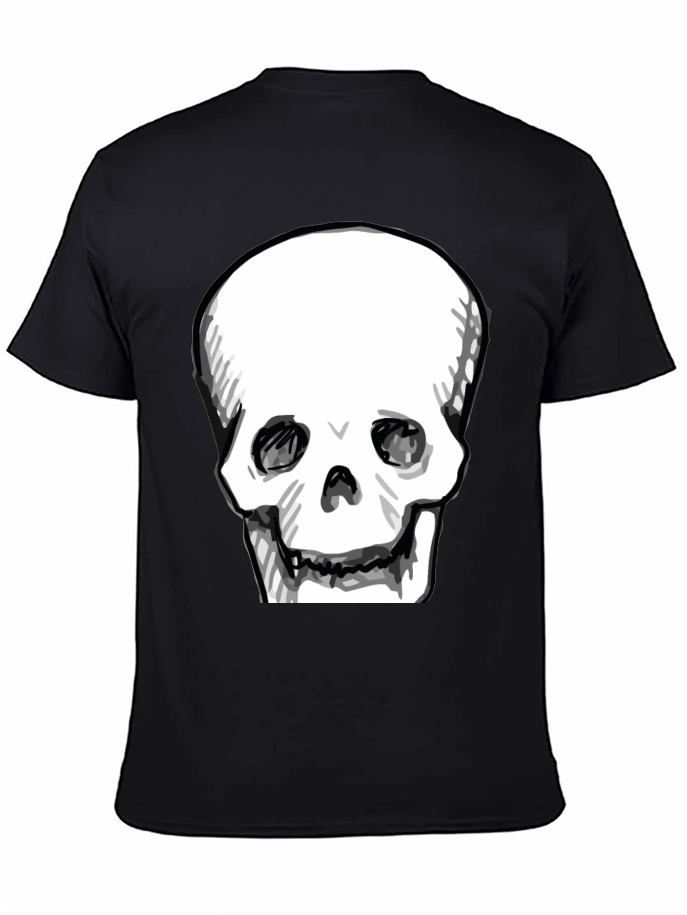 Skull Graphic Black T-Shirt