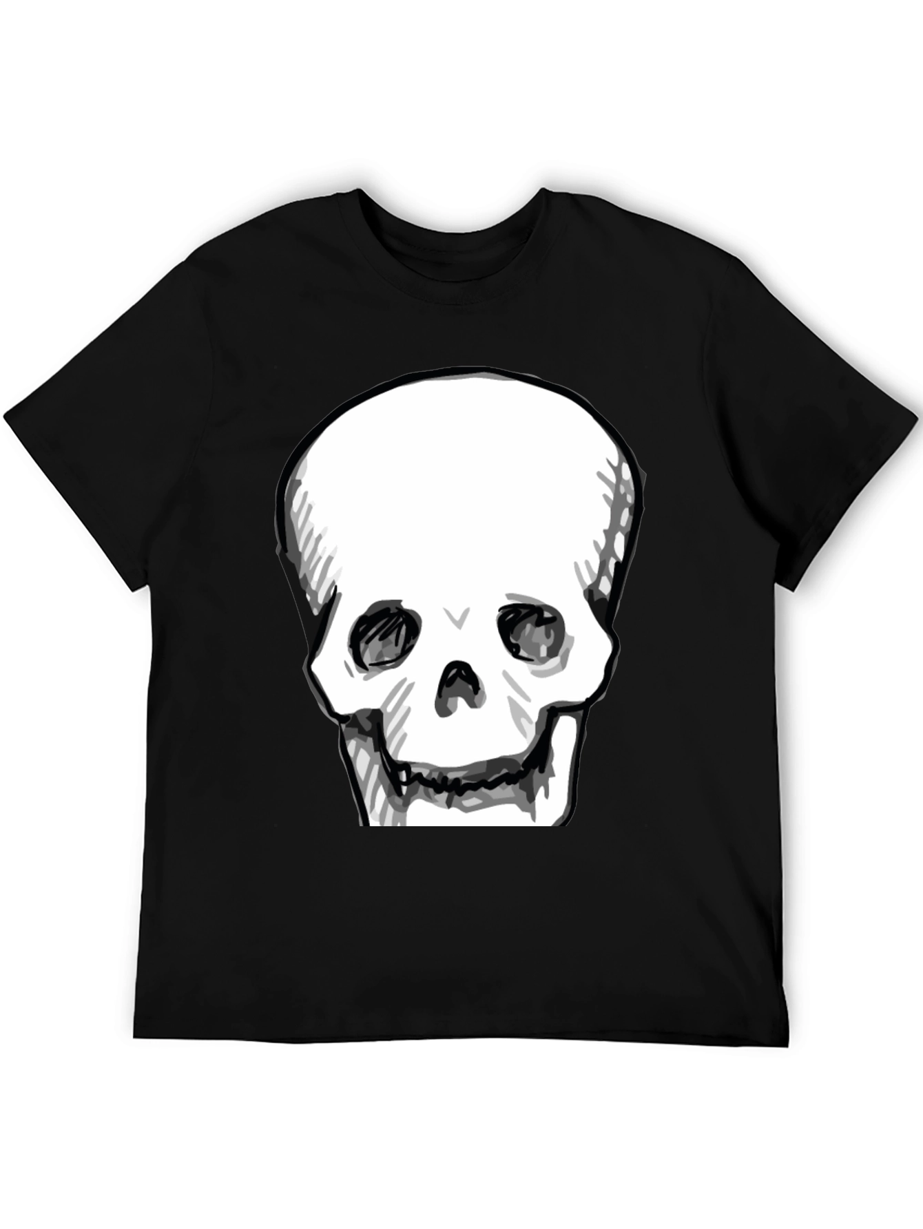 Skull Graphic Black T-Shirt