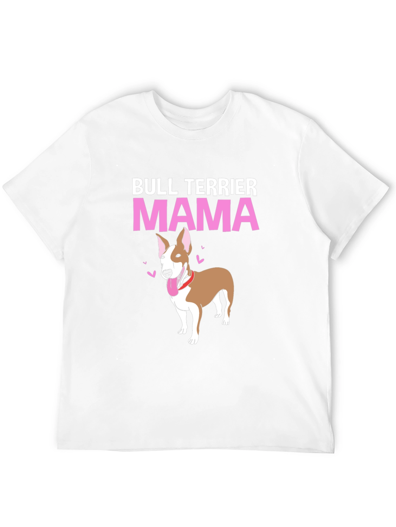 Bull Terrier Mama Black T-Shirt