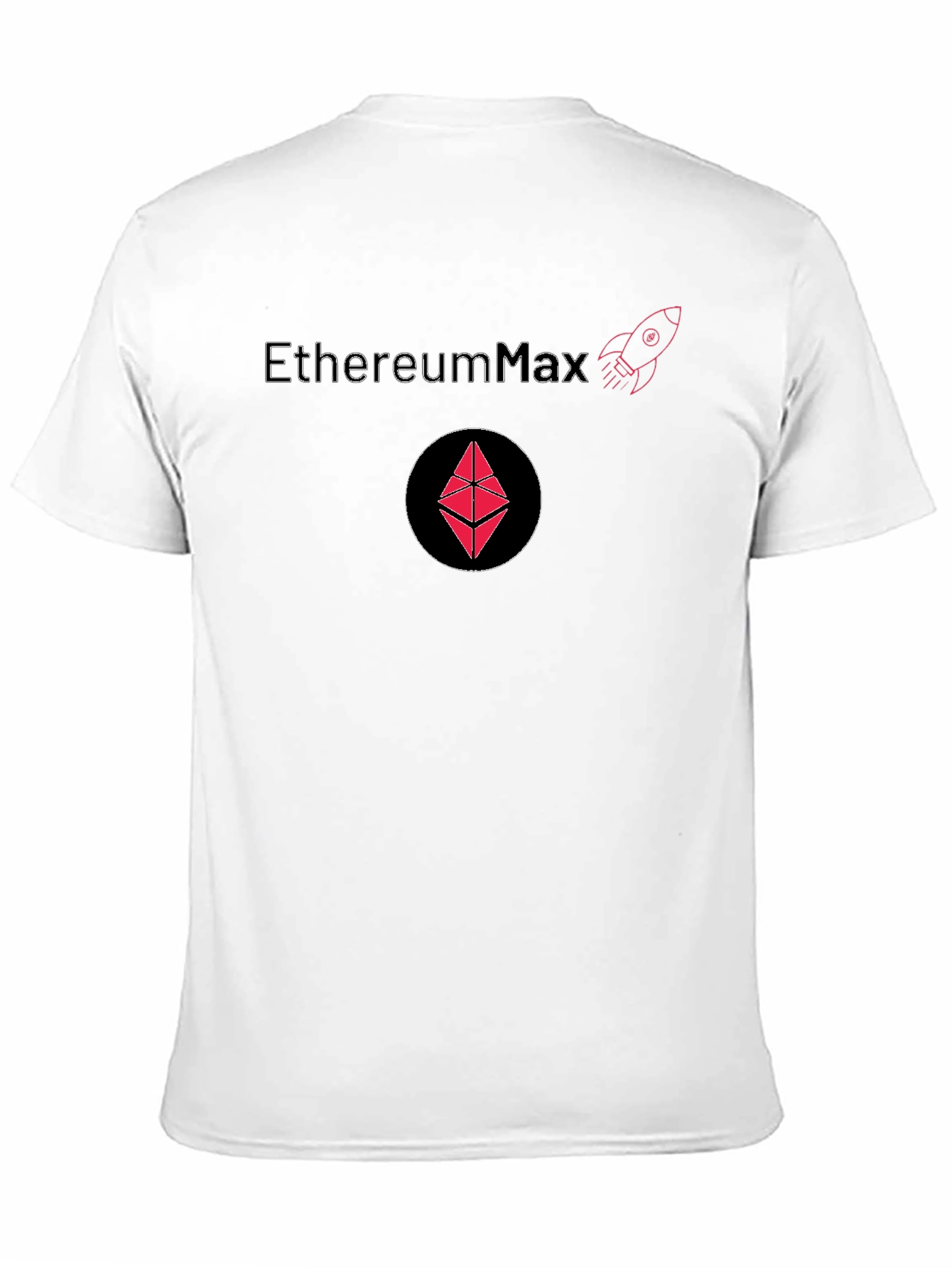 EthereumMax Crypto T-Shirt - Black Cotton Blend