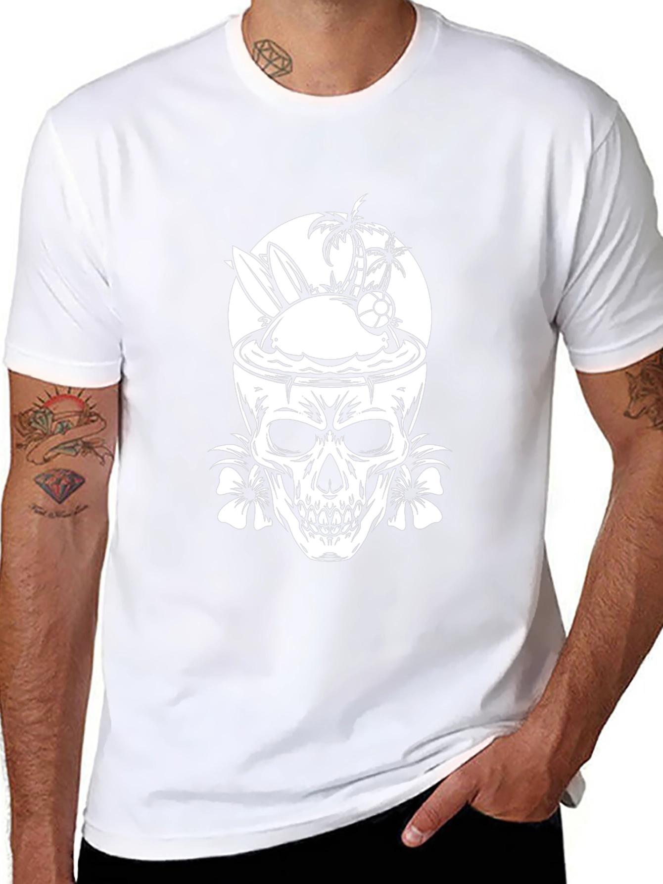 Skull Island Graphic T-Shirt - Beach Vibes