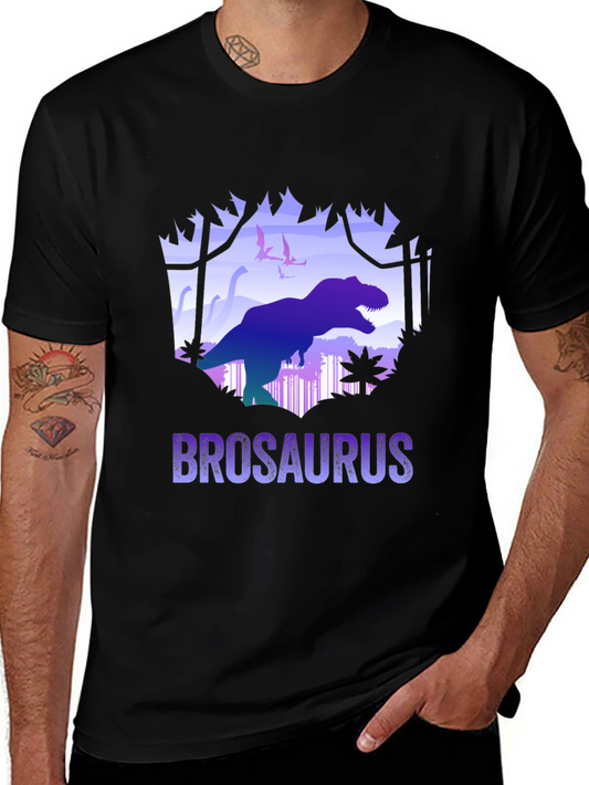 Brosaurus Graphic T-Shirt - Dinosaur Tee