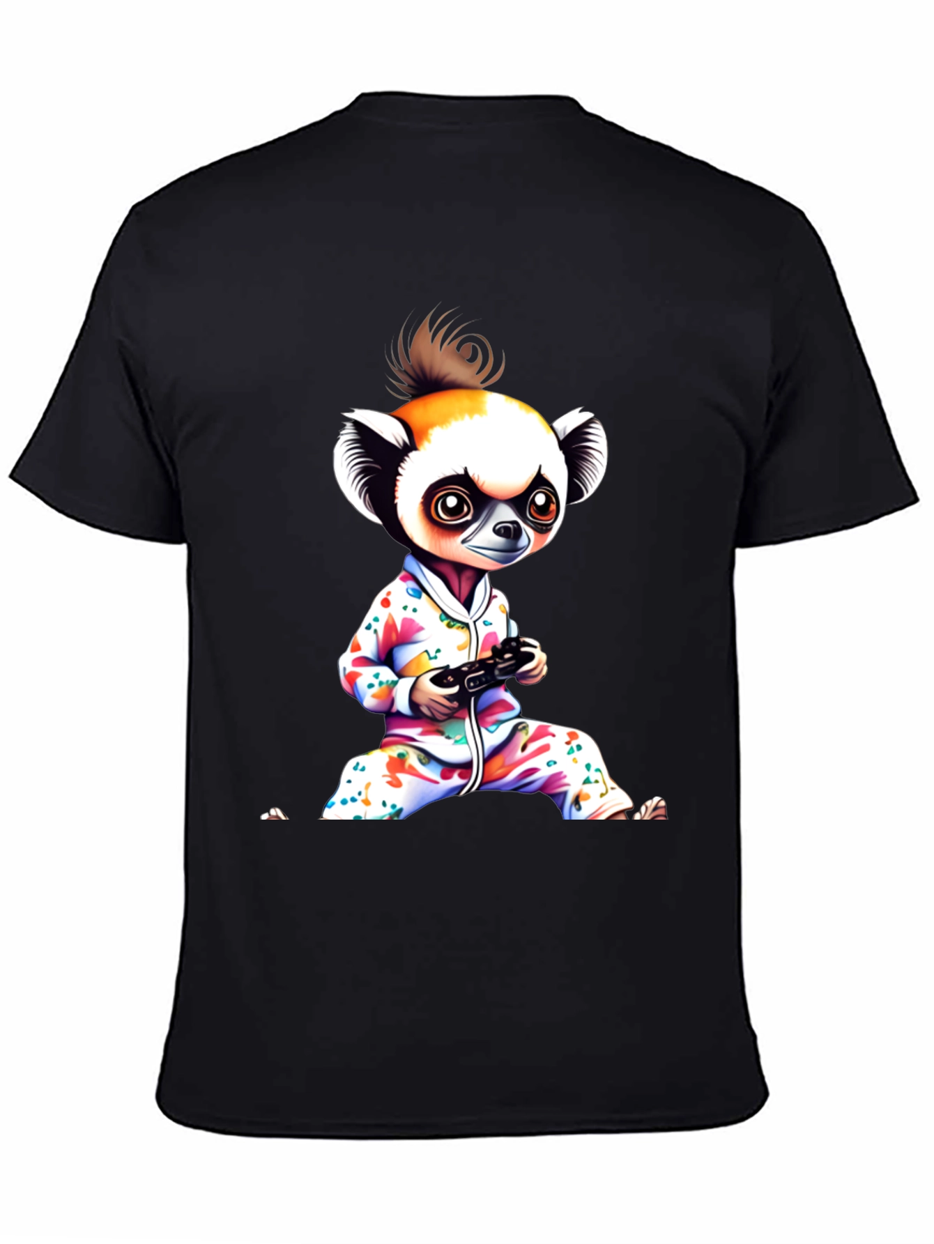 Gamer Lemur Graphic Tee