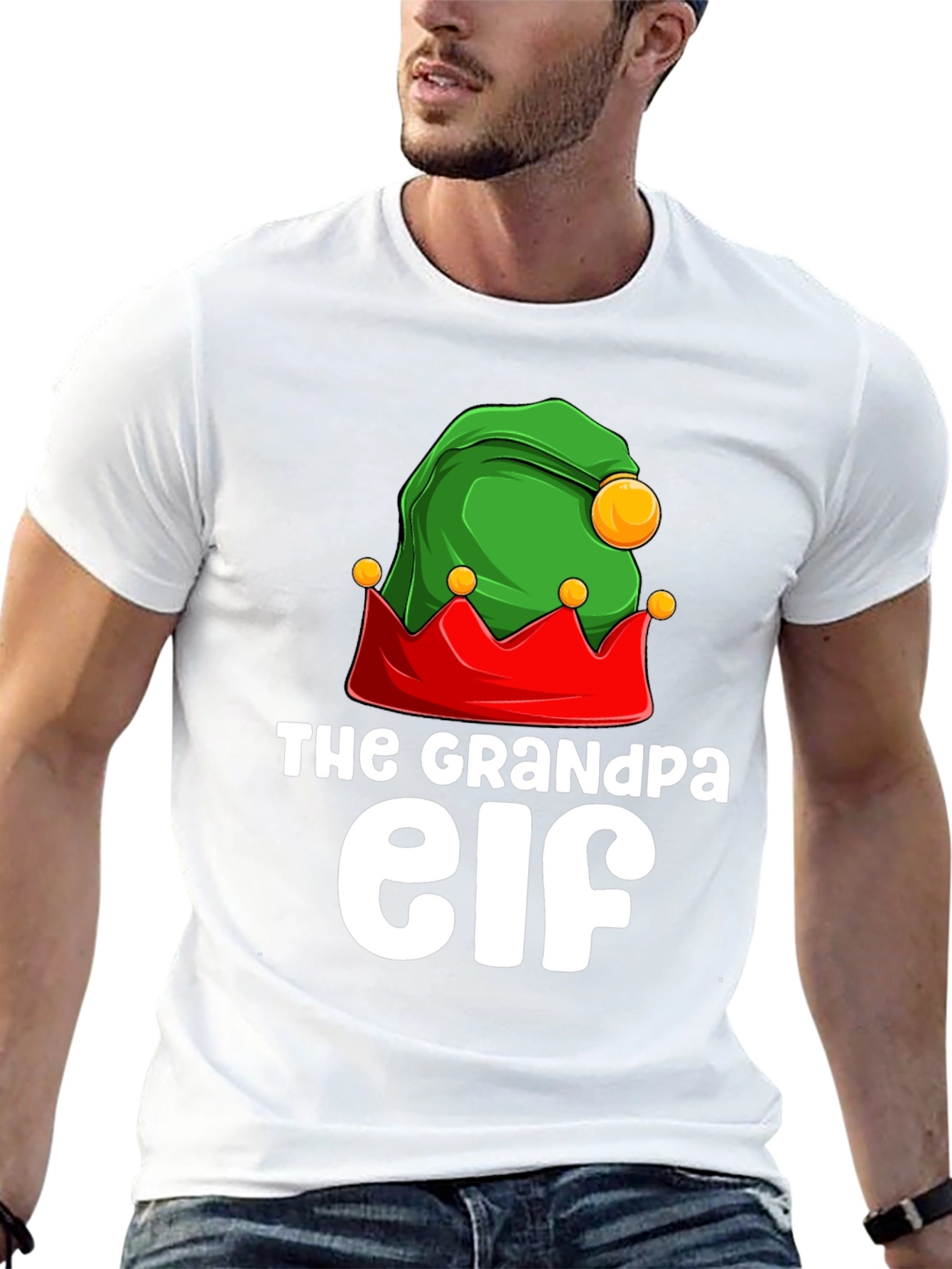 The Grandpa Elf T-Shirt - Holiday Gift