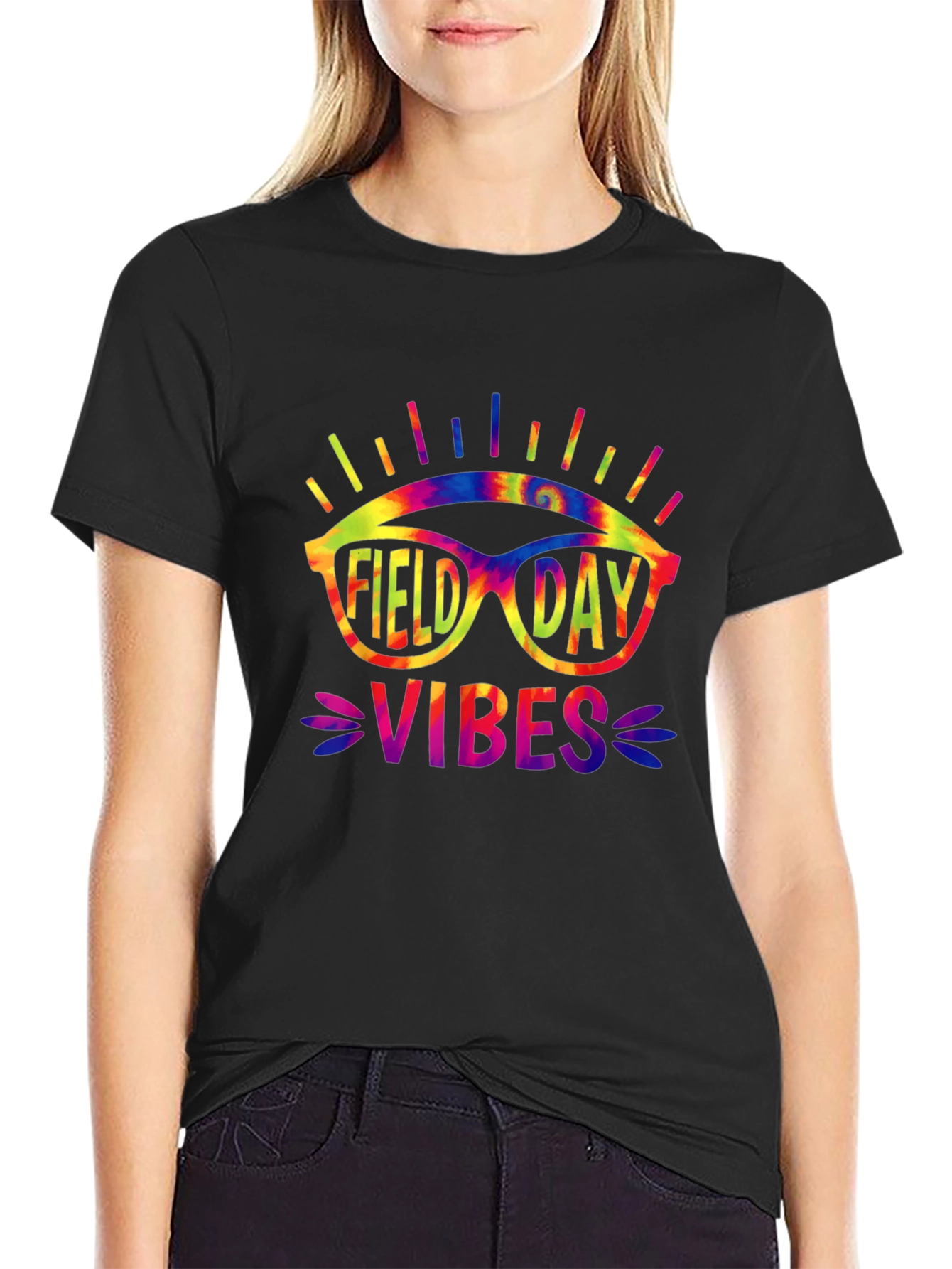 Field Day Vibes Tie Dye Graphic Tee