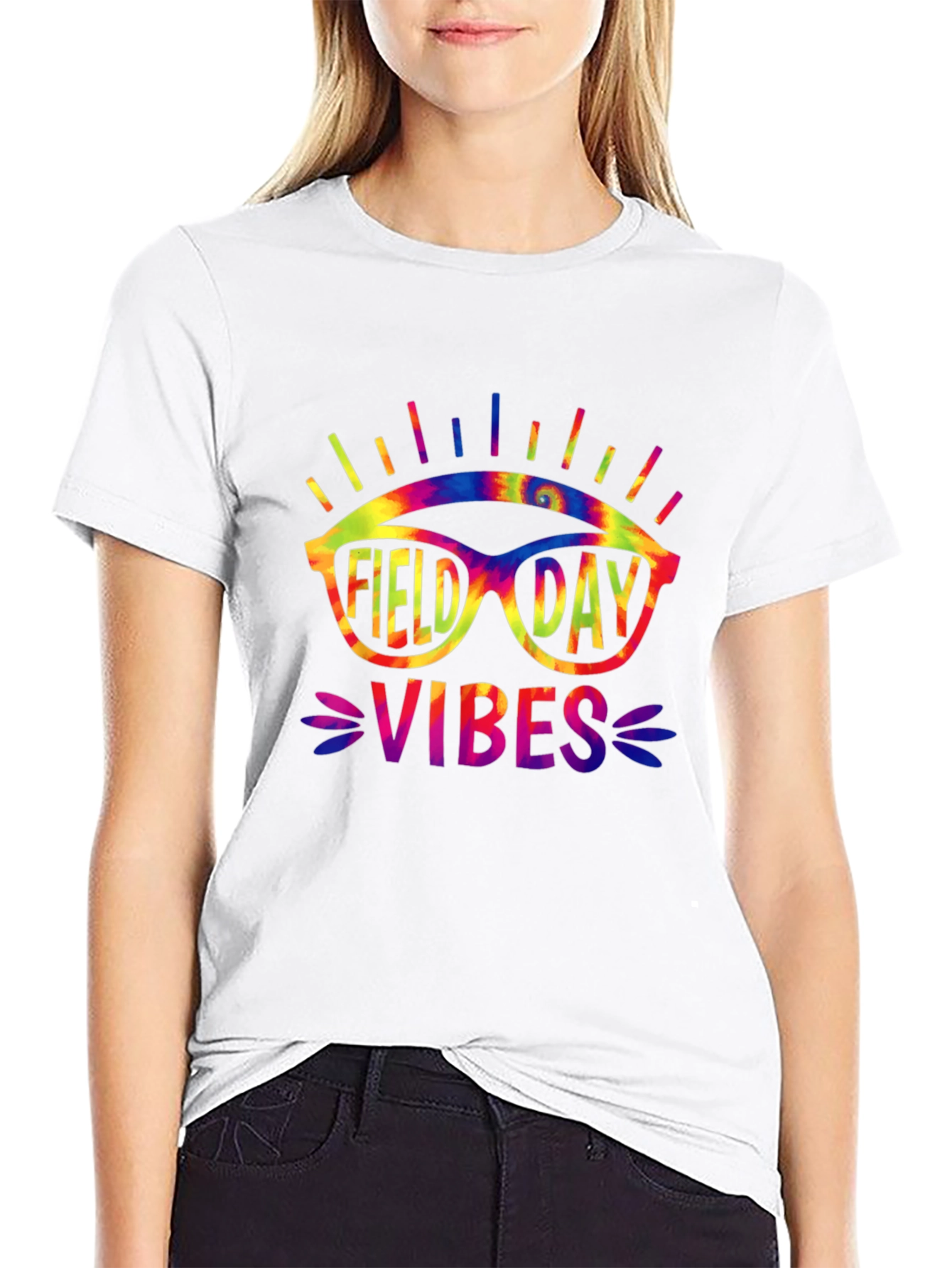 Field Day Vibes Tie Dye Graphic Tee